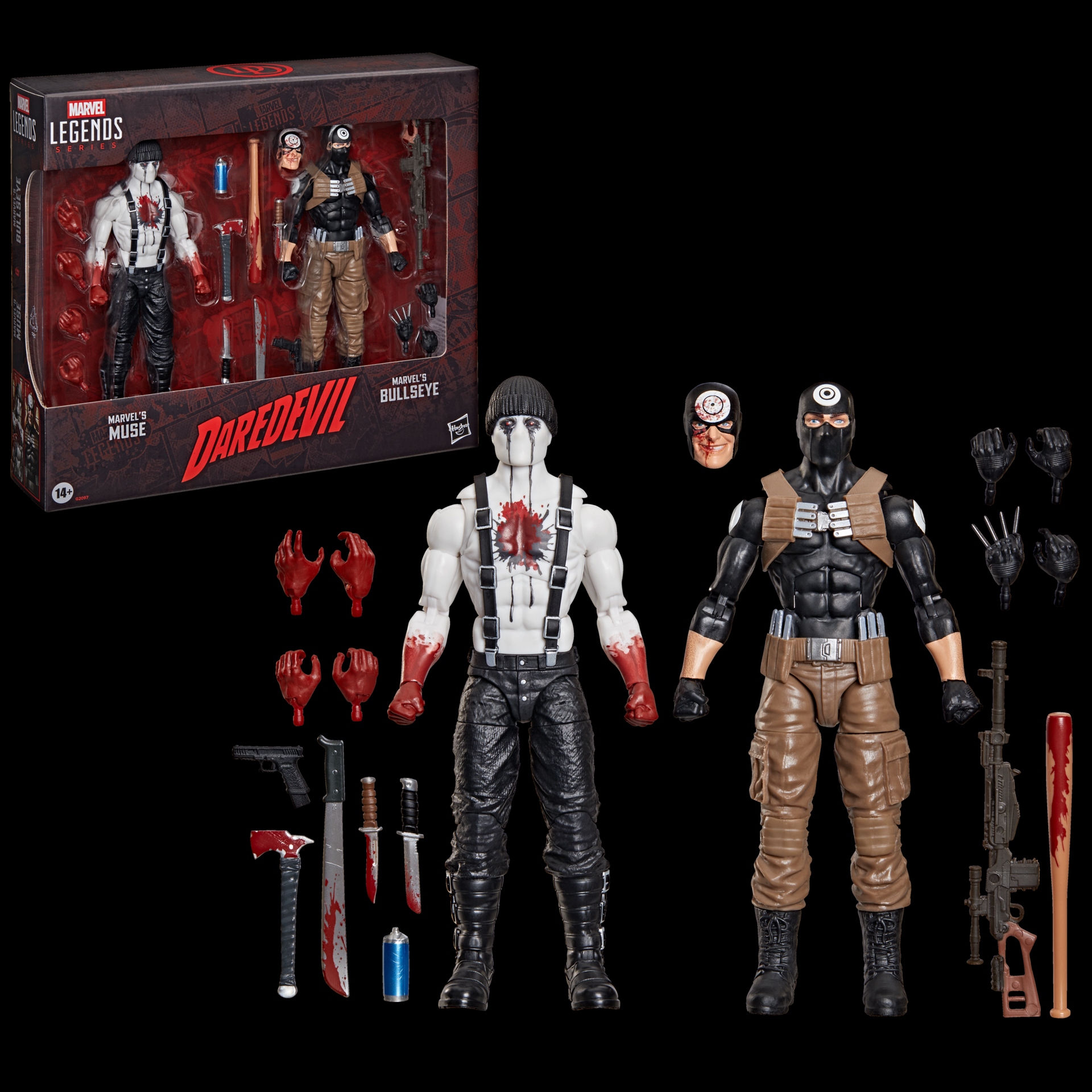 Marvel Legends Series Marvel's Bullseye and Marvel's Muse