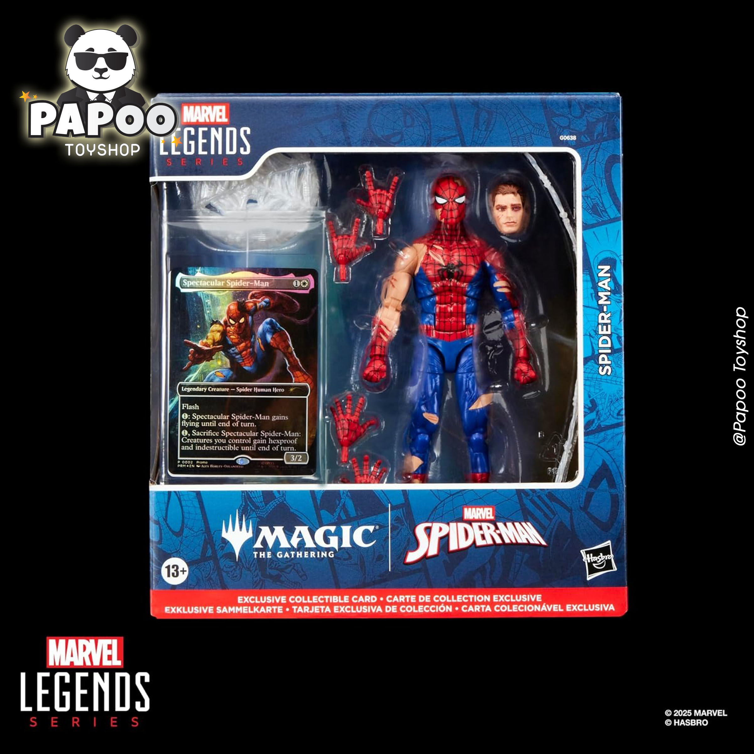 Marvel Legends Series Magic - The Gathering Battle-Damaged Spider-Man
