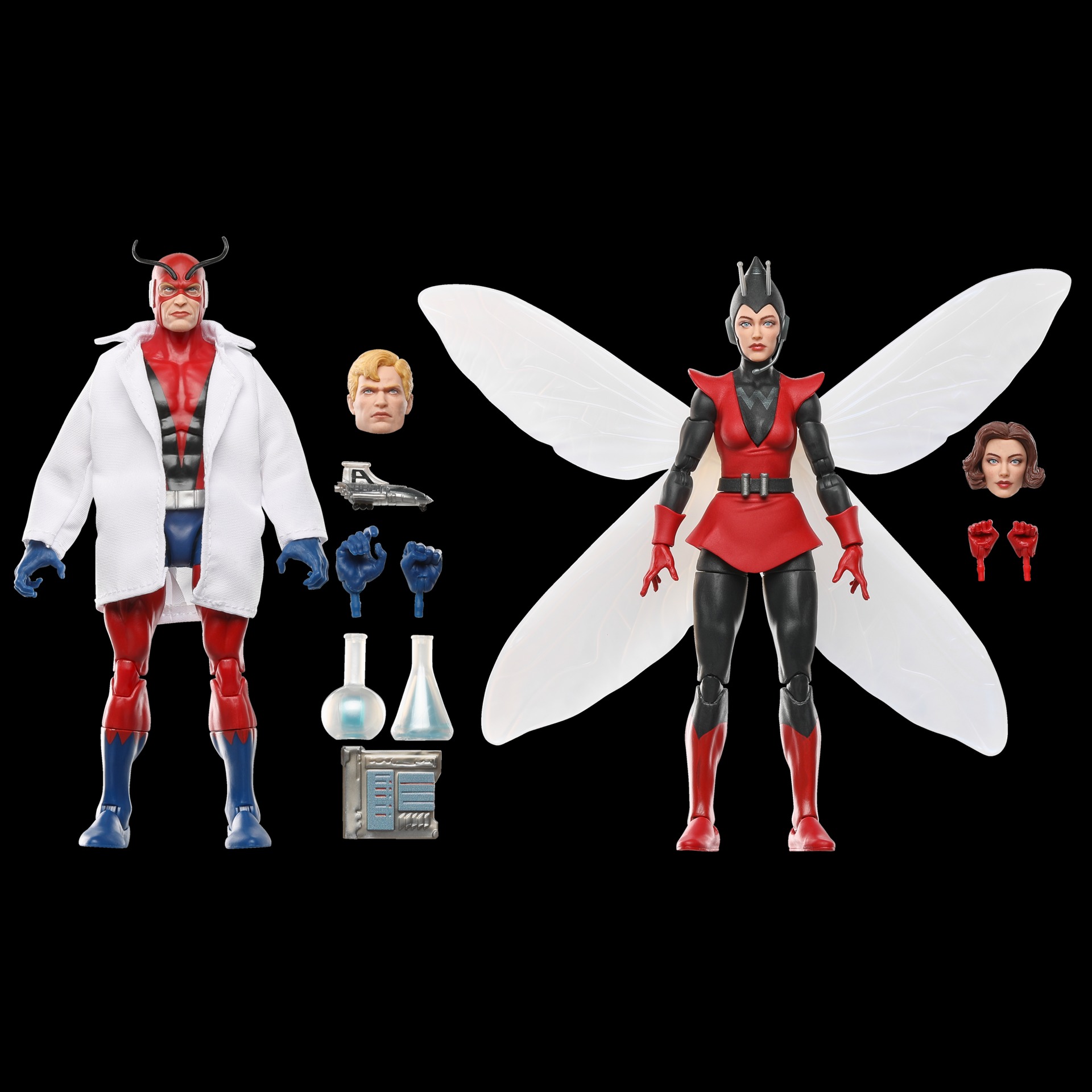 Marvel Legends Series Hank Pym (Giant-Man) & Janet Van Dyne (Wasp) (Reissues)
