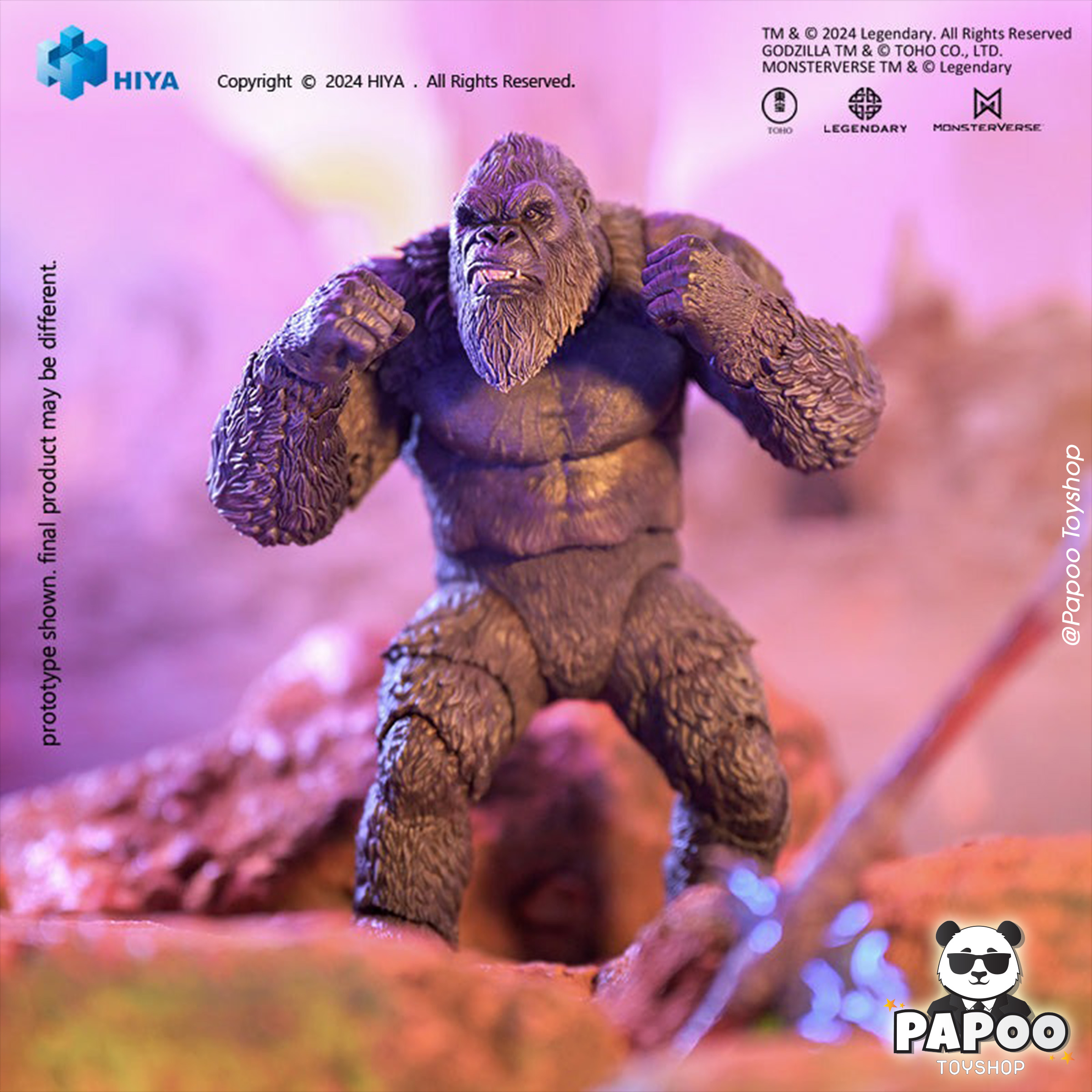 HIYA Exquisite Basic Series None Scale 6 Inch Kong Action figure (Godzilla x Kong: The New Empire)