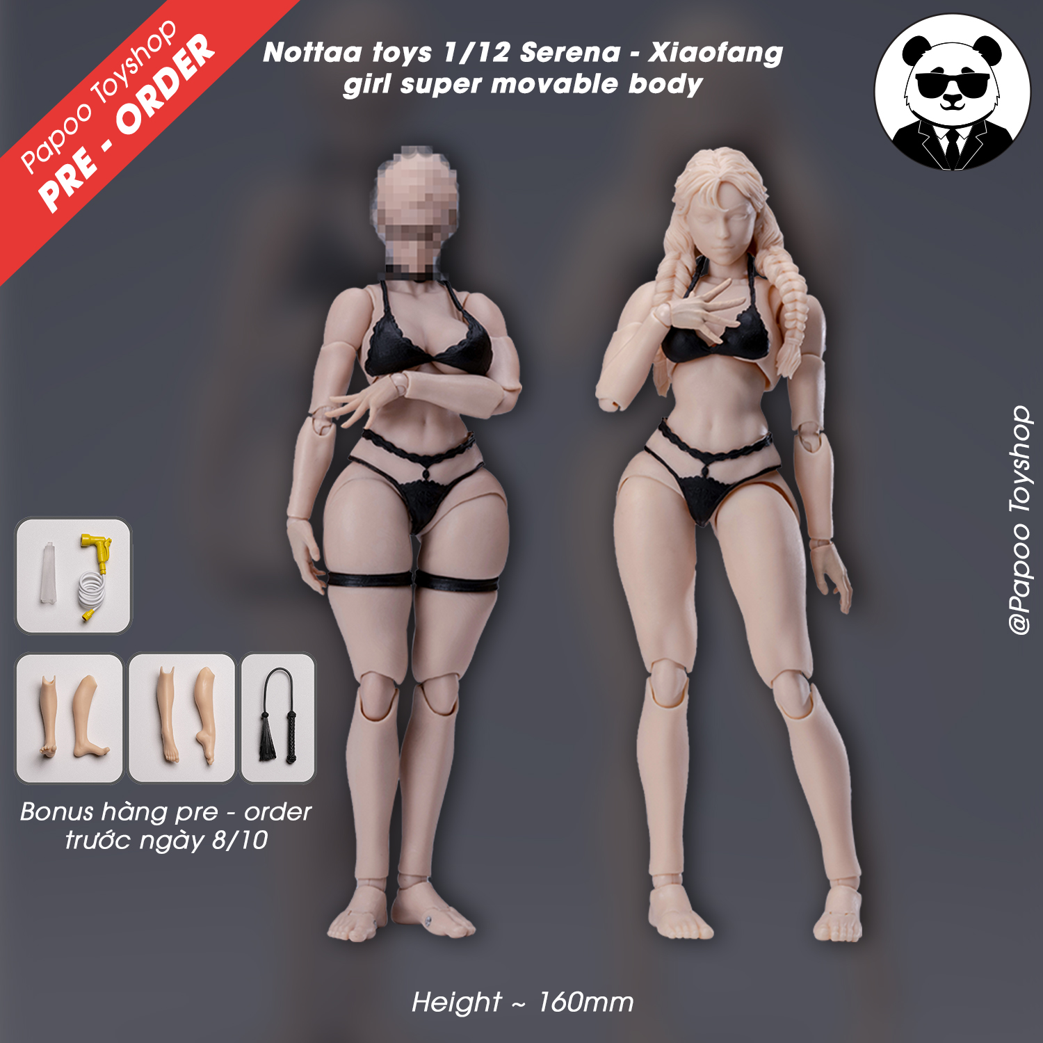 Nottaa toys 1/12 Serena - Xiaofang girl super movable body