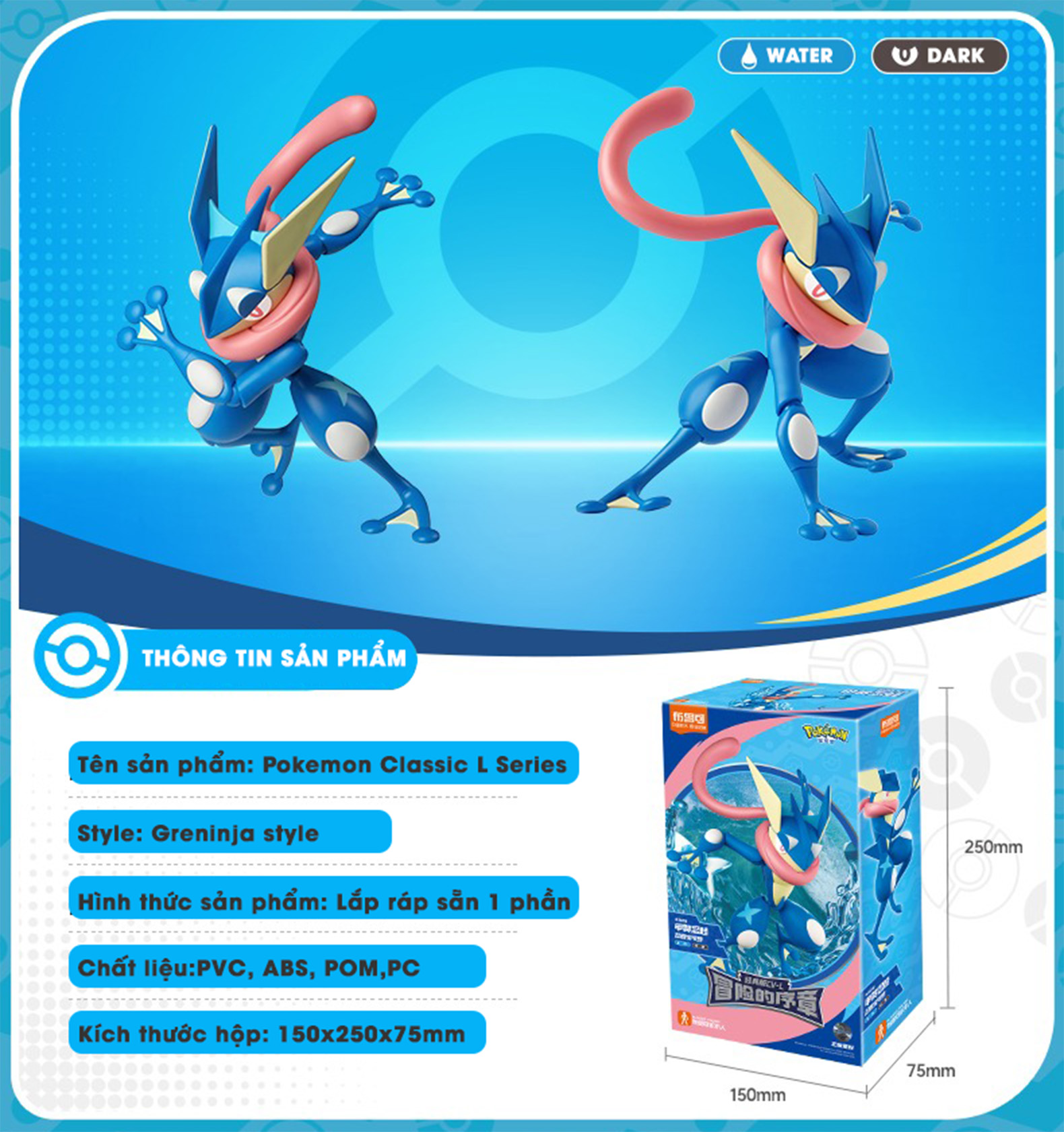 Blokees Pokemon Classic Edition - CV-L Prologue of Adventure - Greninja