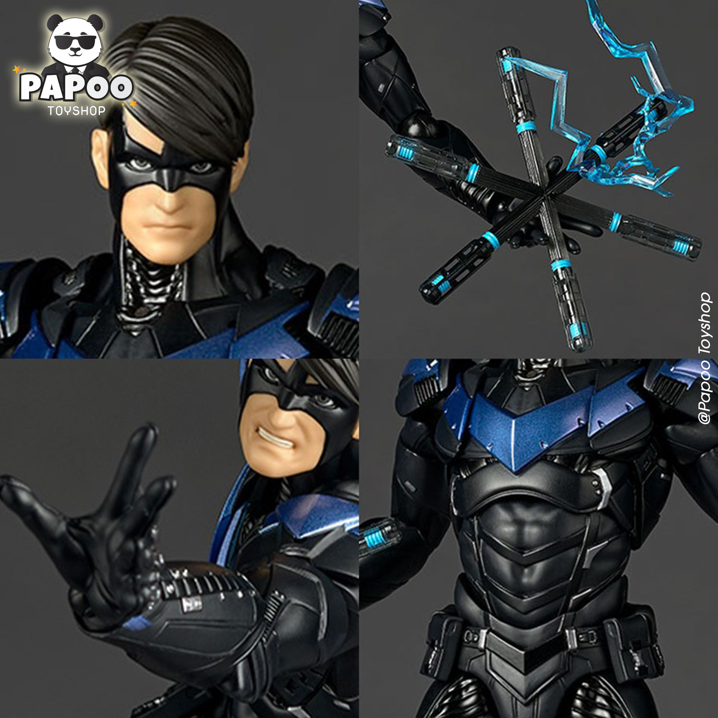 Kaiyodo Revoltech Amazing Yamaguchi Batman: Arkham Knight - Nightwing