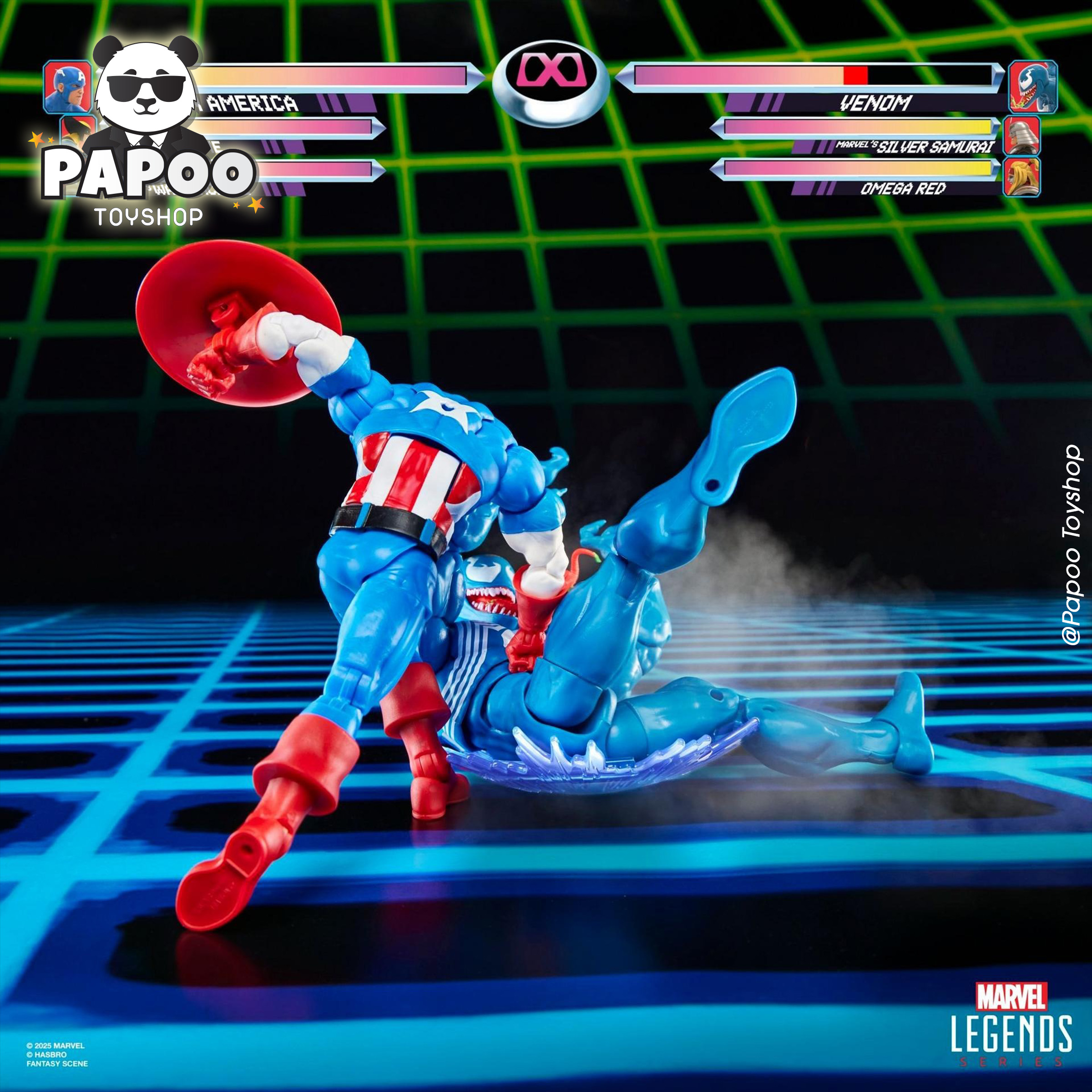 Marvel Legends Series Gamerverse Captain America vs Venom