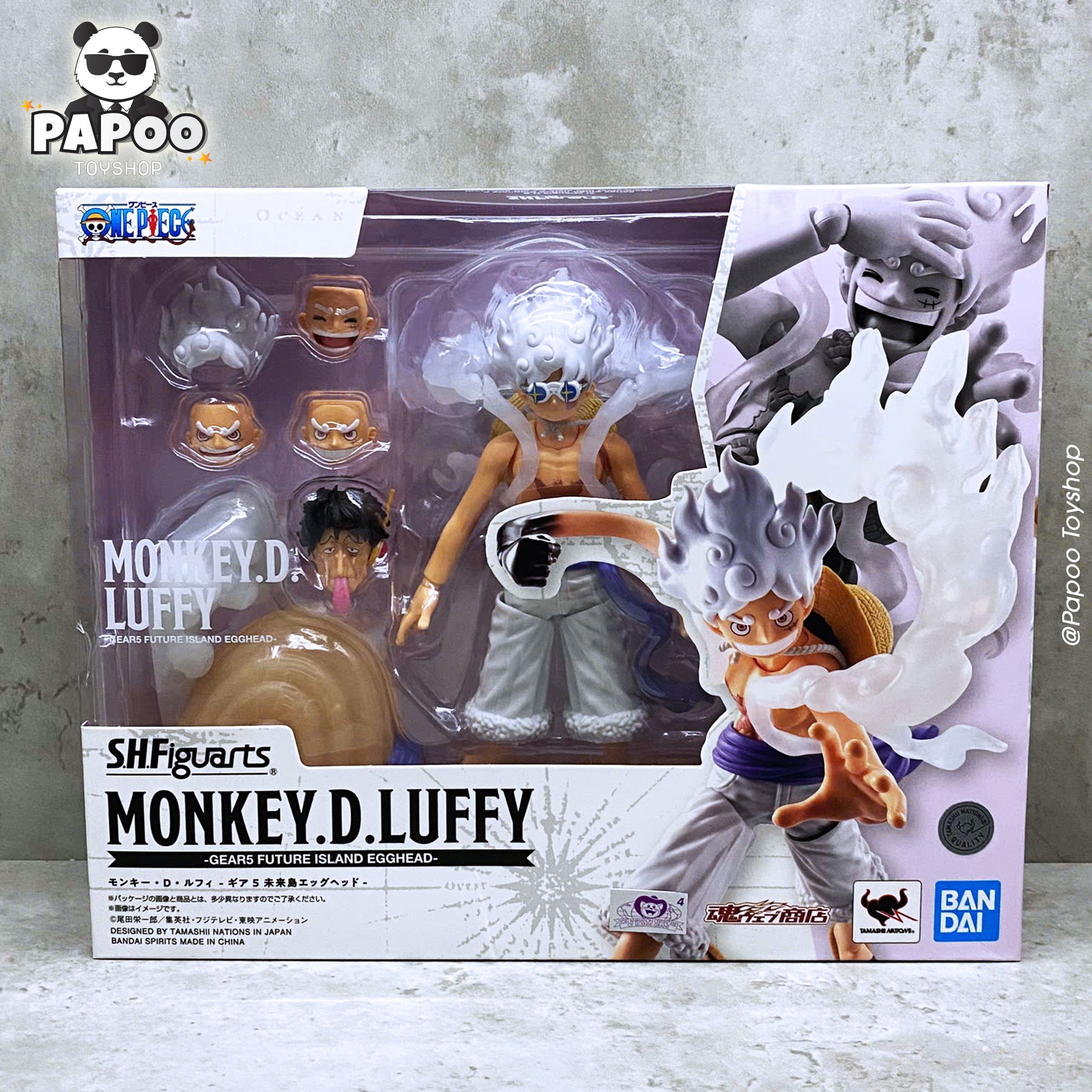 S.H.Figuarts MONKEY.D.LUFFY-gear 5 future island egghead