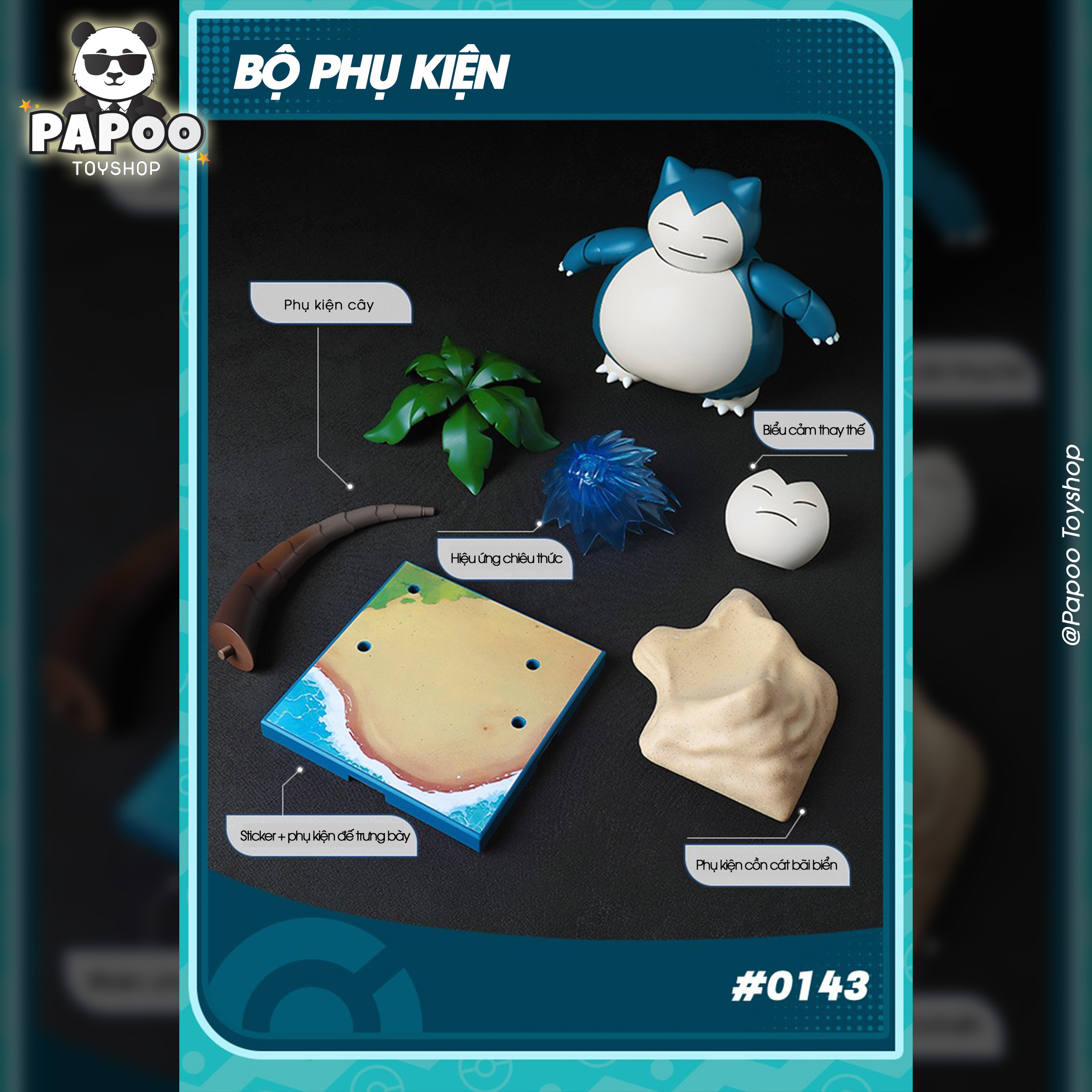 Blokees Pokémon Classic L- Snorlax