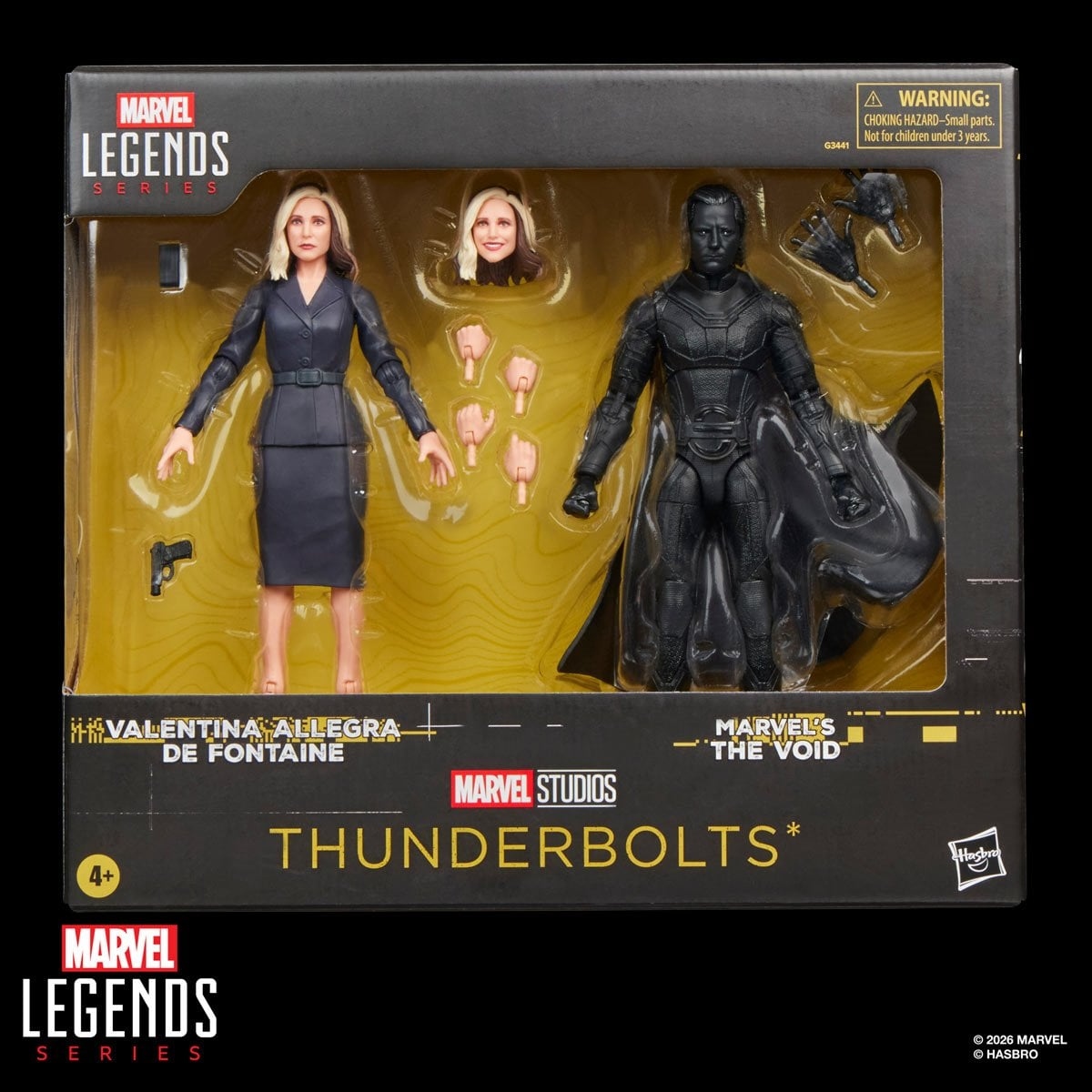 Marvel Legends Series Valentina Allegra de Fontaine and Marvel’s The Void