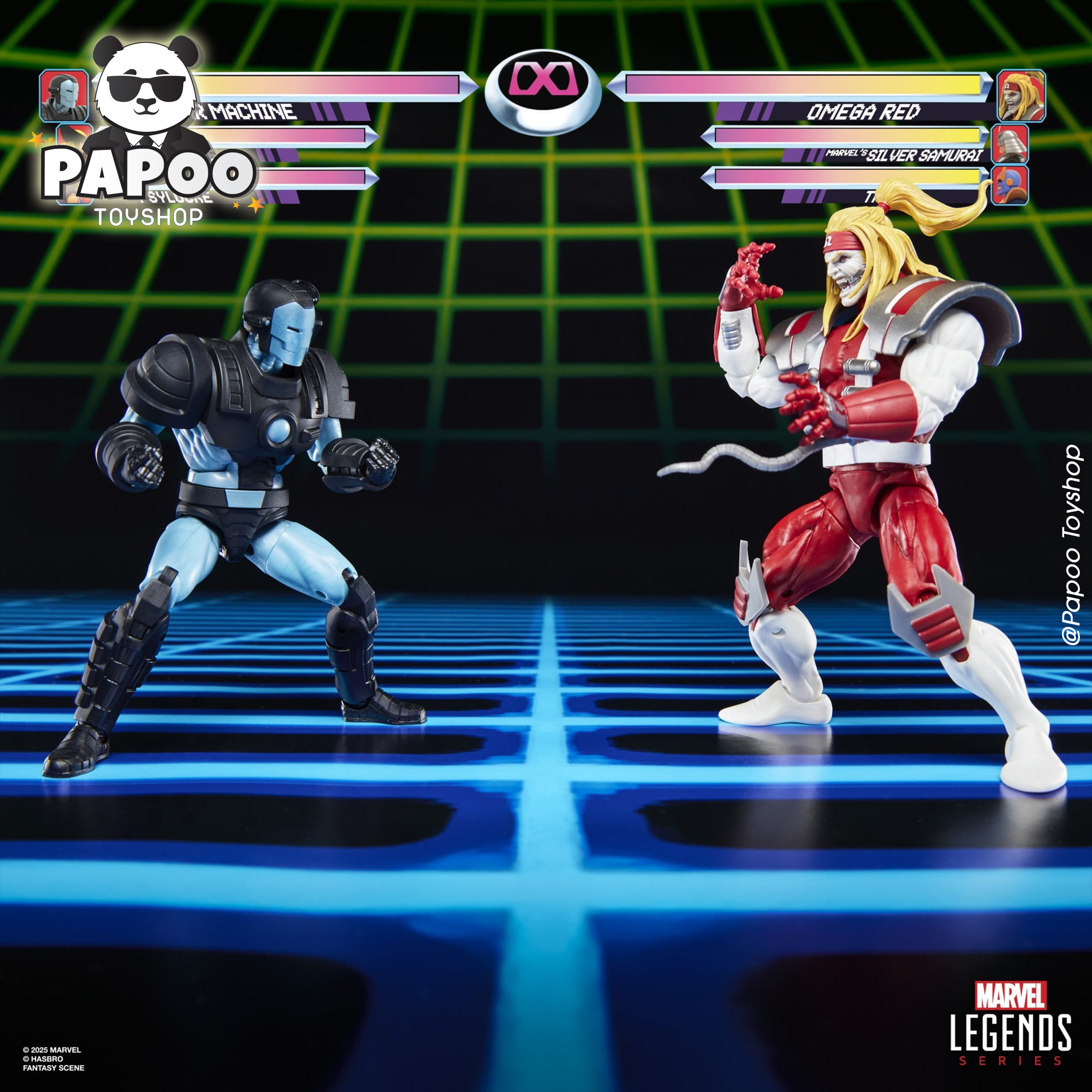 Marvel Legends Series Gamerverse Marvel's War Machine vs Omega Red