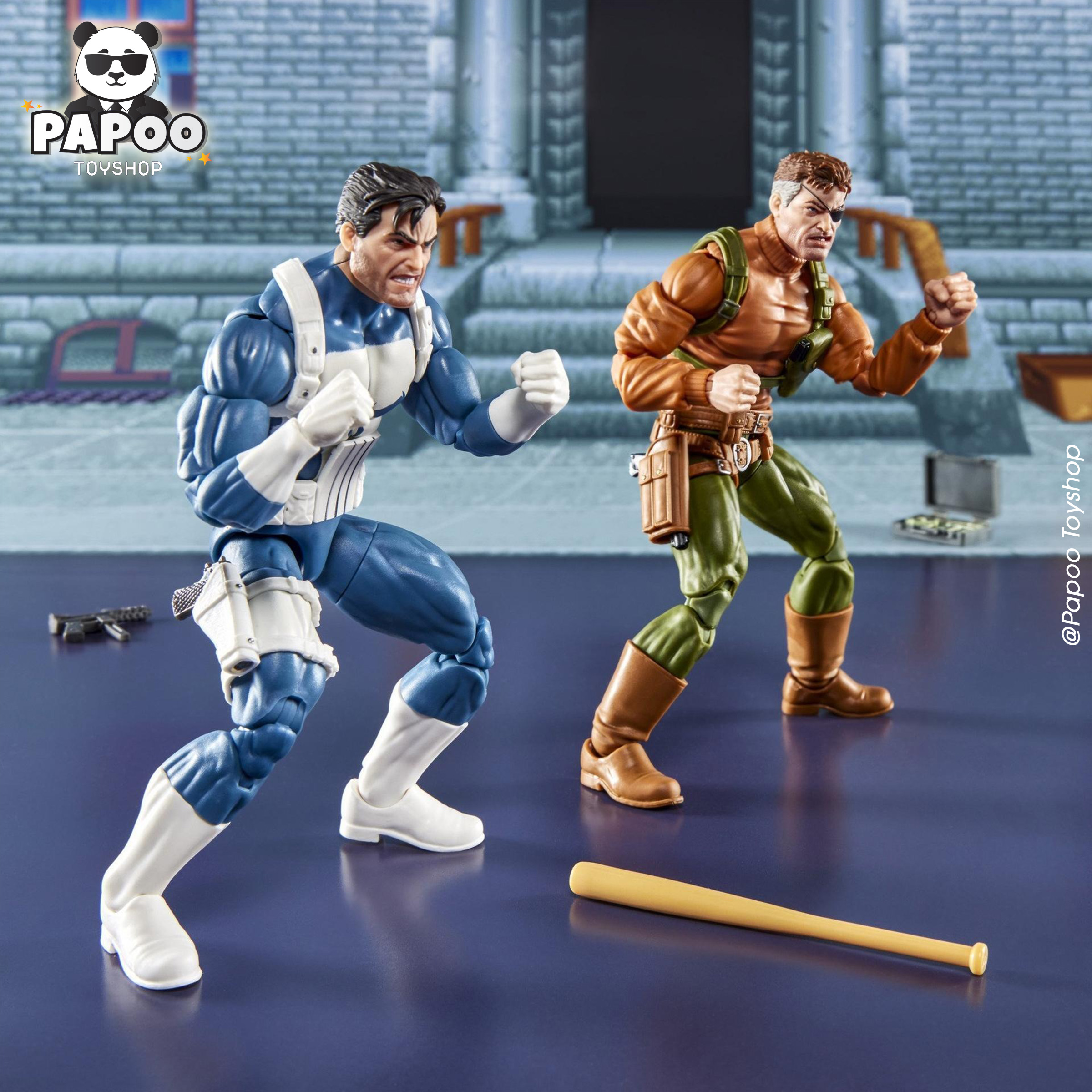 Hasbro Marvel Legends Series Gamerverse Punisher and Nick Fury 2-Pack