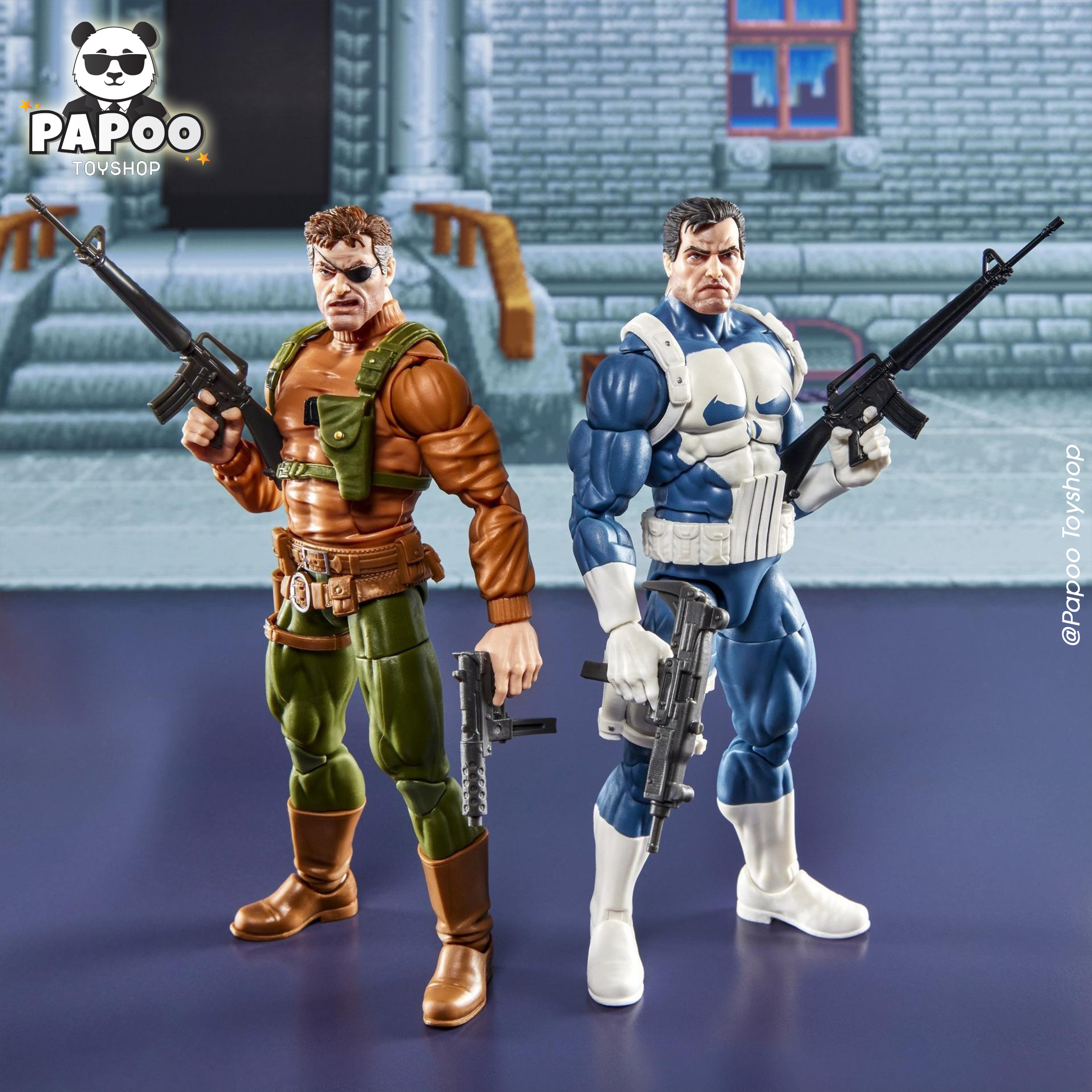 Hasbro Marvel Legends Series Gamerverse Punisher and Nick Fury 2-Pack