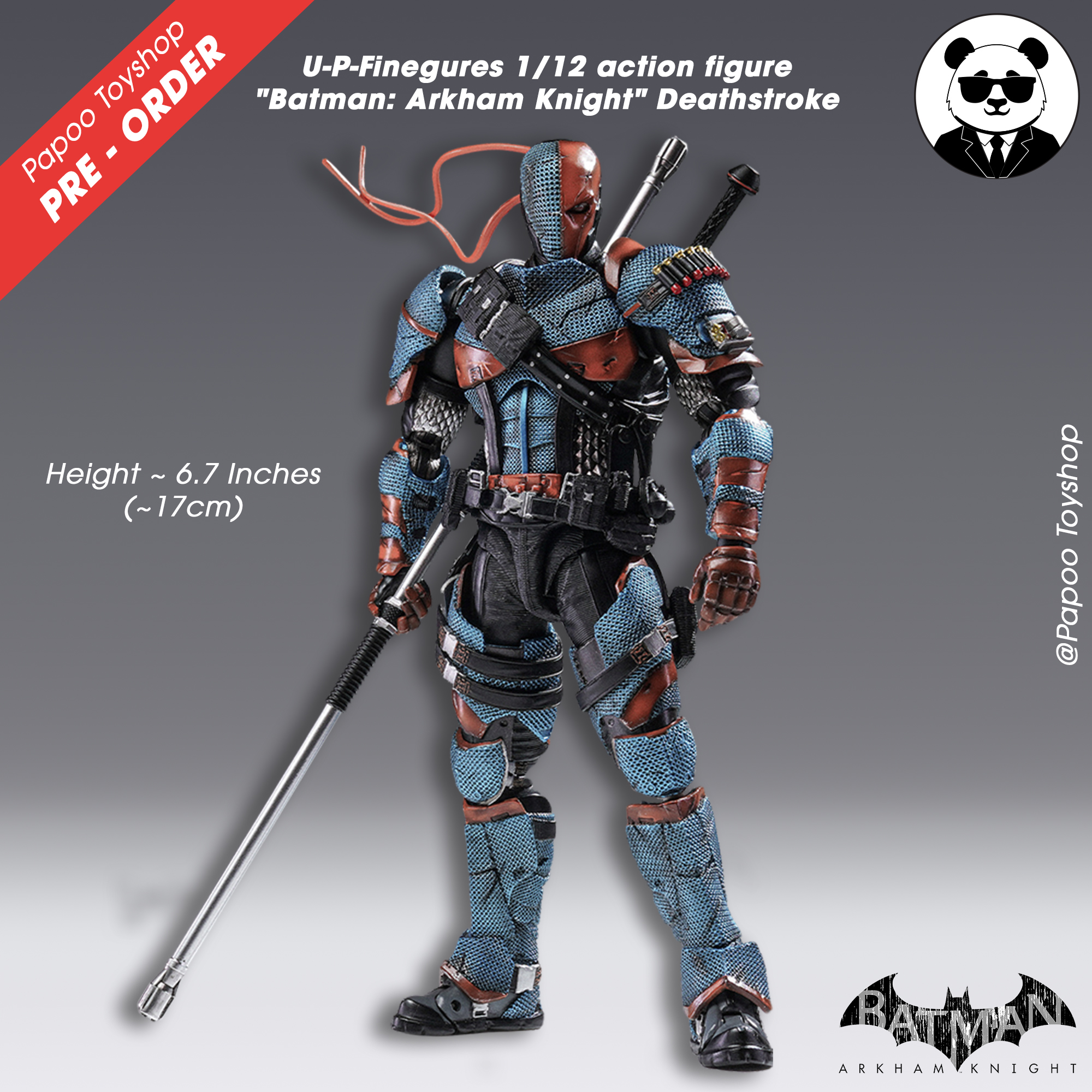 U-P-Finegures 1/12 finished action figure "Batman: Arkham Knight" Deathstroke