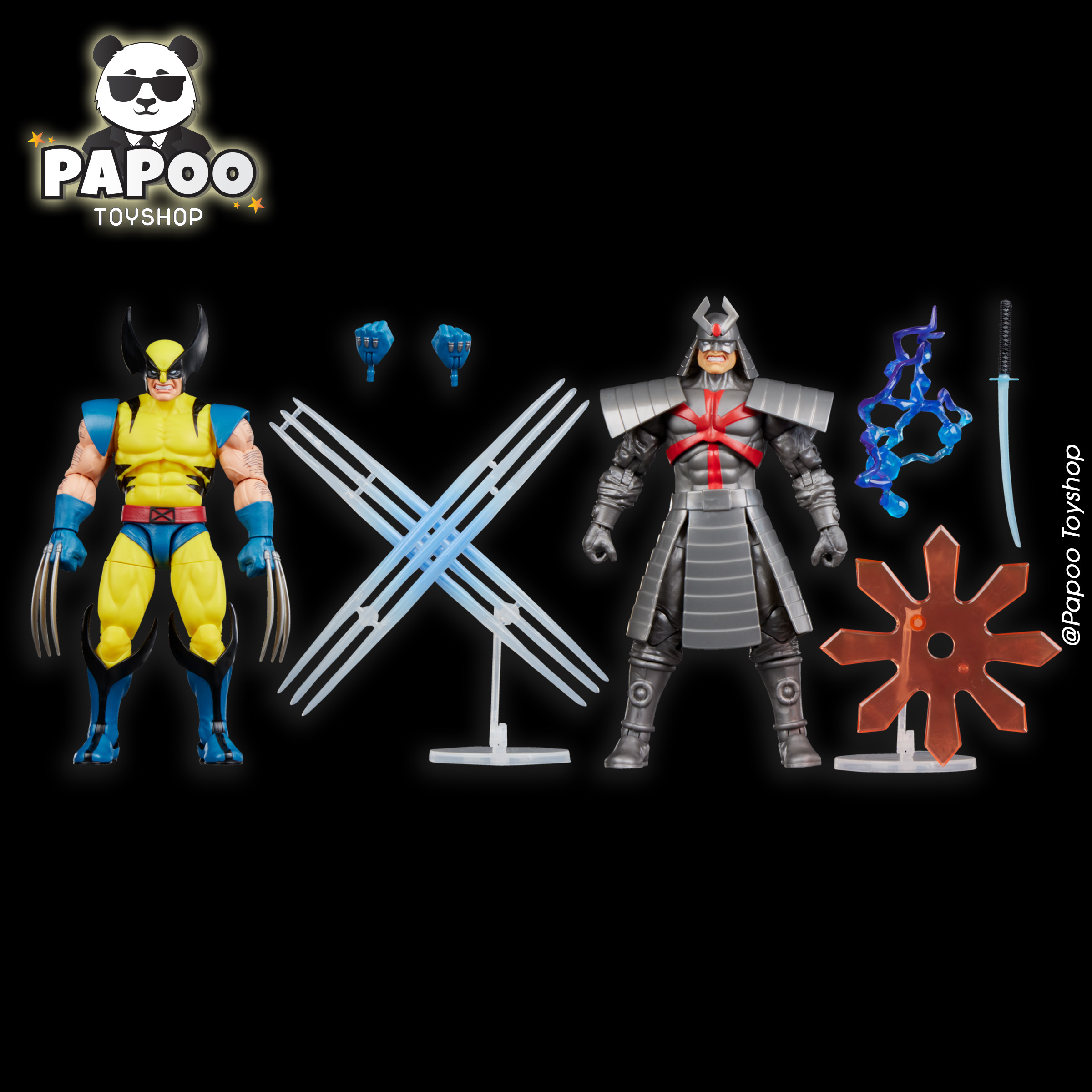 Marvel Legends Series Gamerverse Wolverine vs Silver Samurai