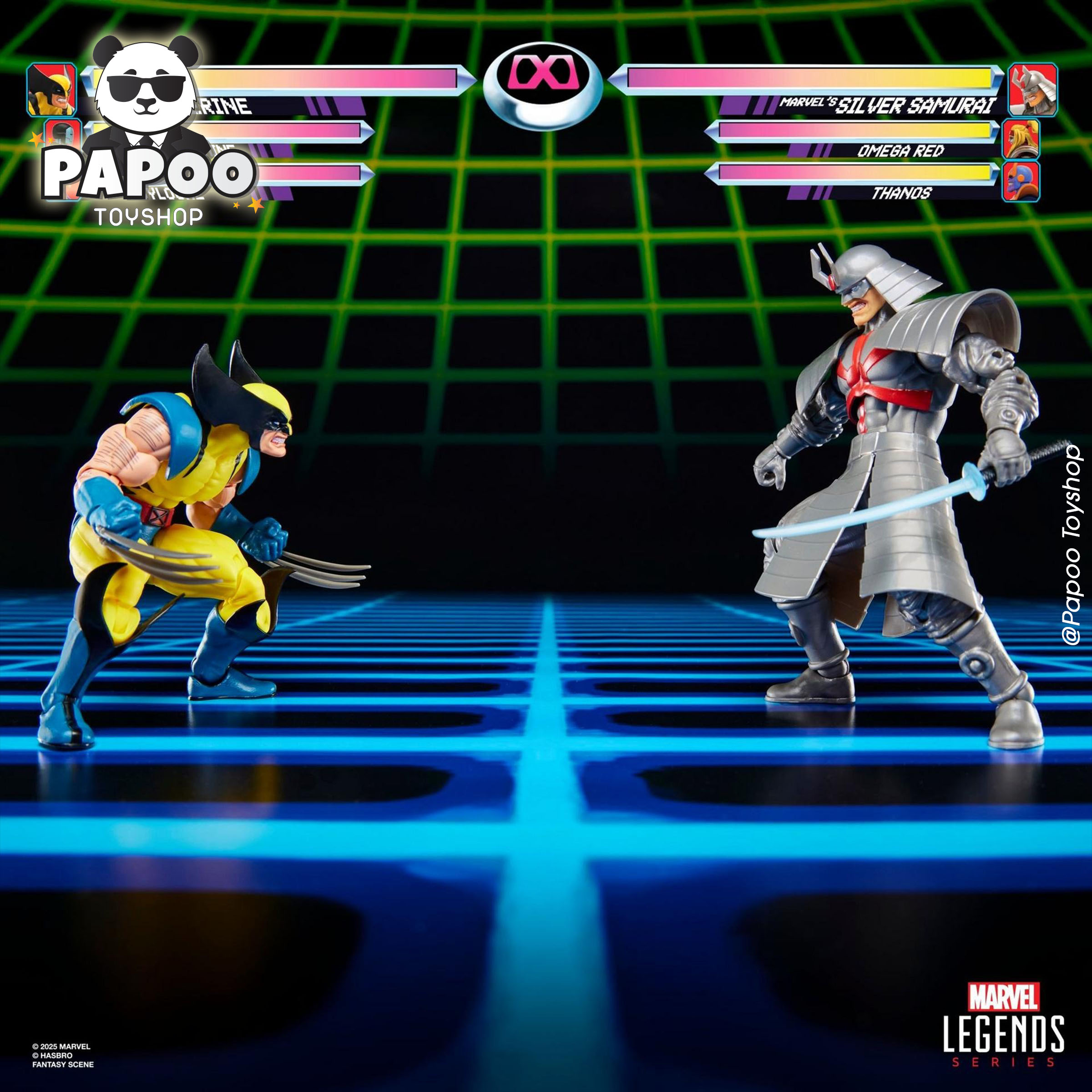 Marvel Legends Series Gamerverse Wolverine vs Silver Samurai