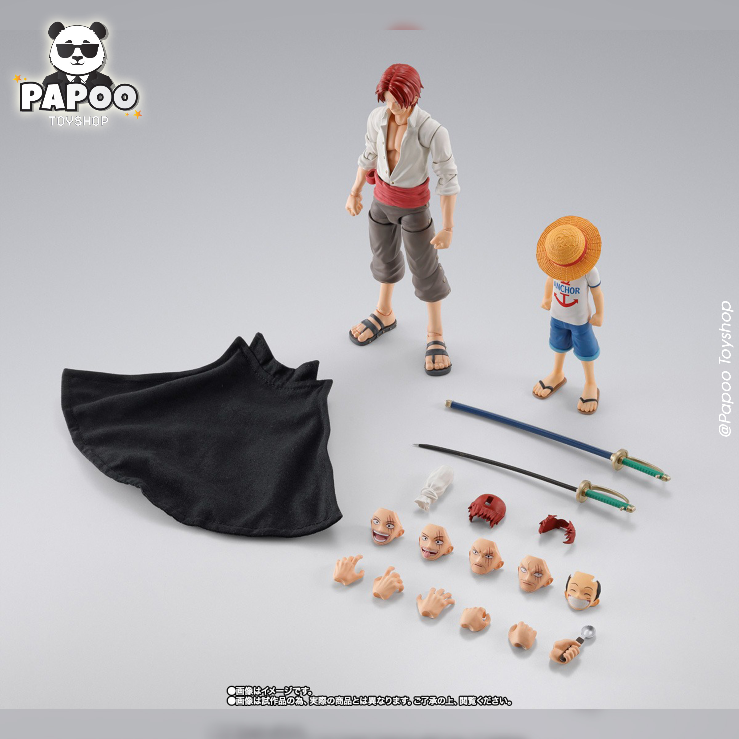 S.H.Figuarts Shanks & MONKEY.D.LUFFY (Boyhood)