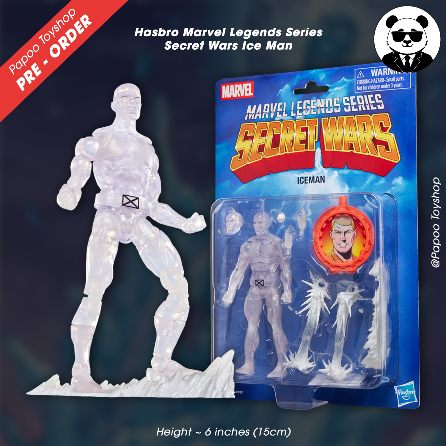 Hasbro Marvel Legends Series Secret Wars Ice Man