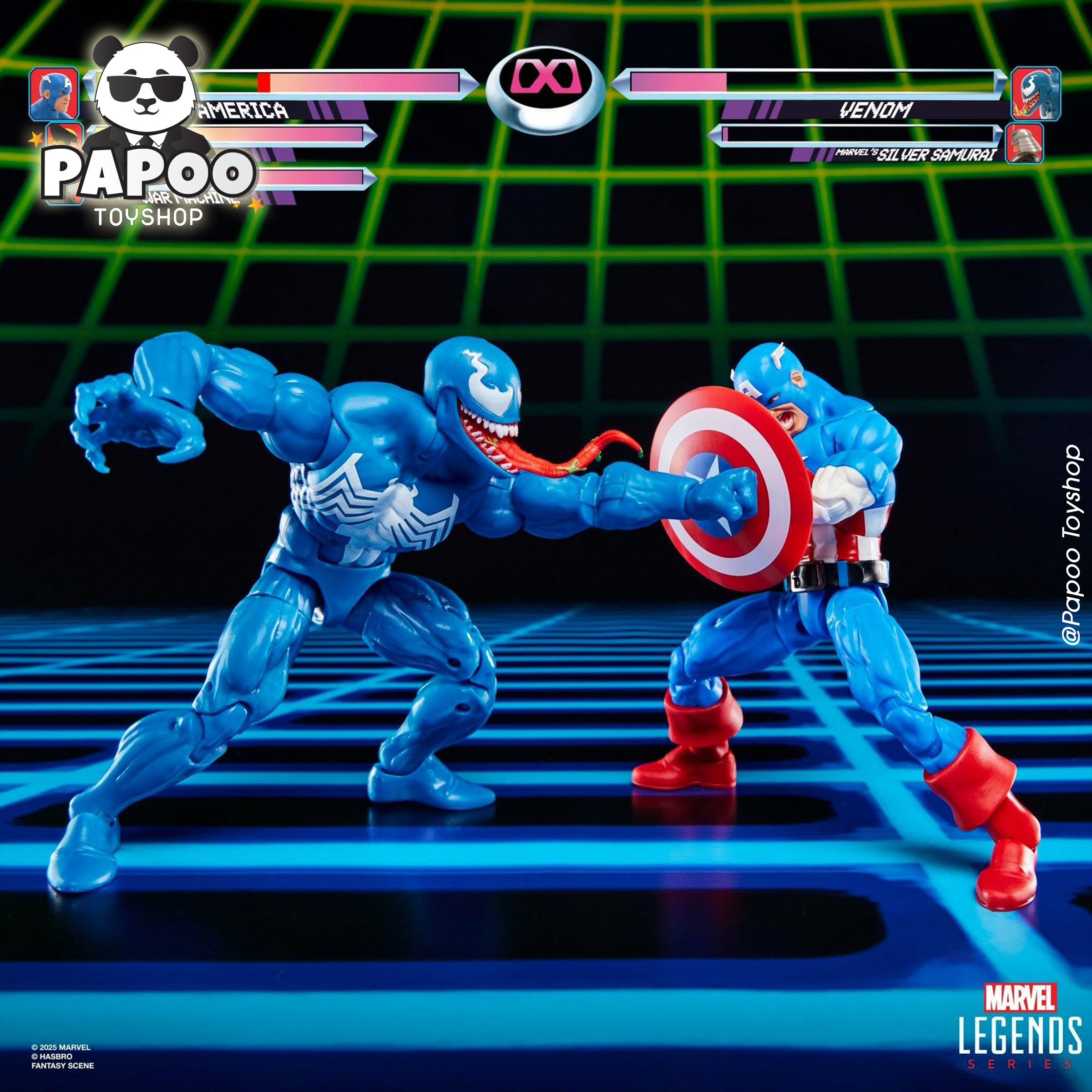 Marvel Legends Series Gamerverse Captain America vs Venom
