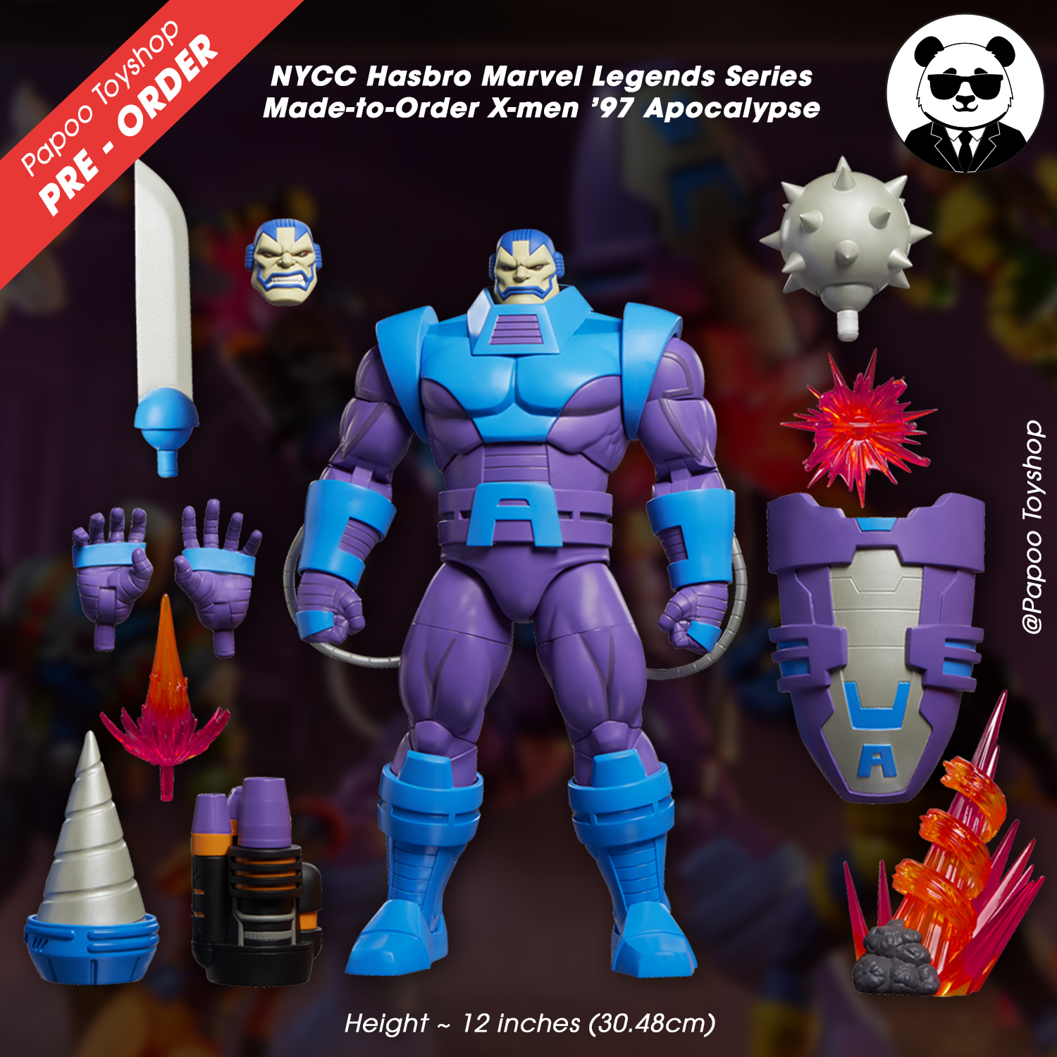 Hasbro Marvel Legends Series Made-to-Order X-men '97 Apocalypse