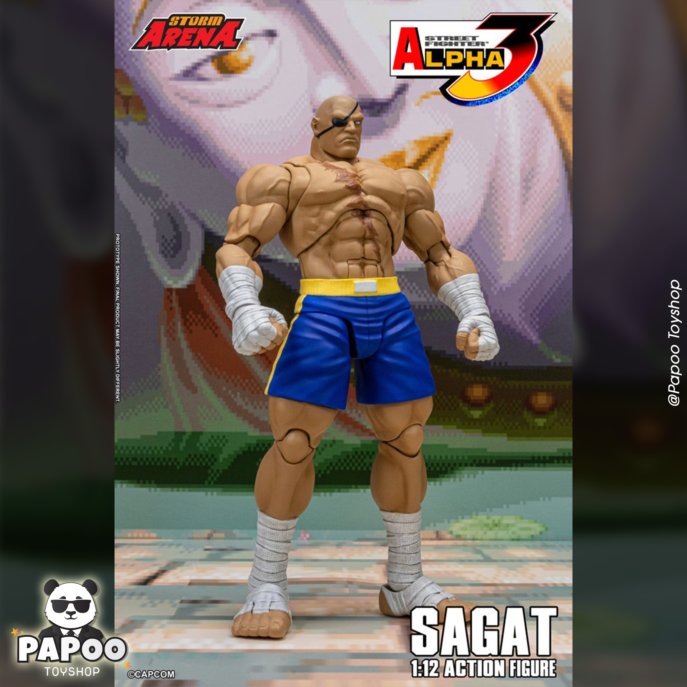 Storm Collectibles Street Fighter Alpha 3 Storm Arena Sagat 1/12
