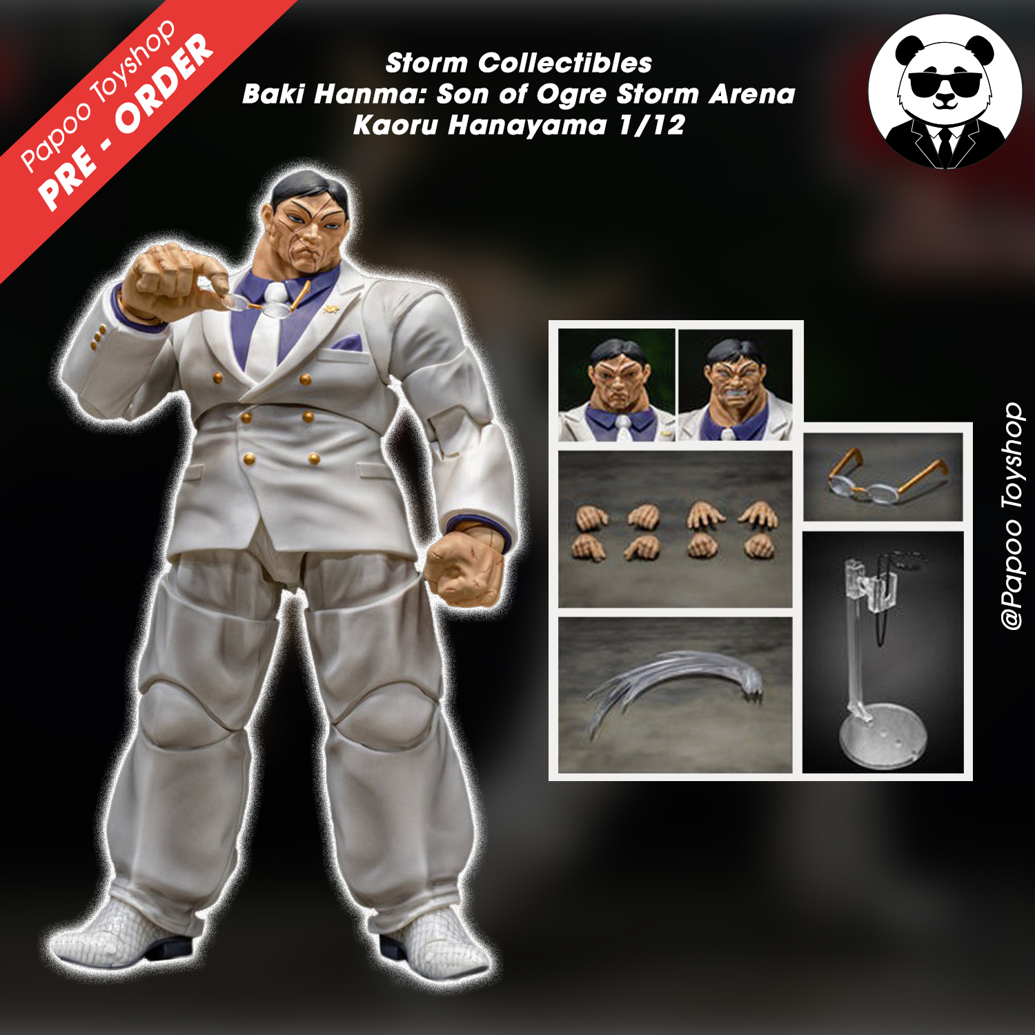 Storm Collectibles Baki Hanma: Son of Ogre Storm Arena Kaoru Hanayama 1/12