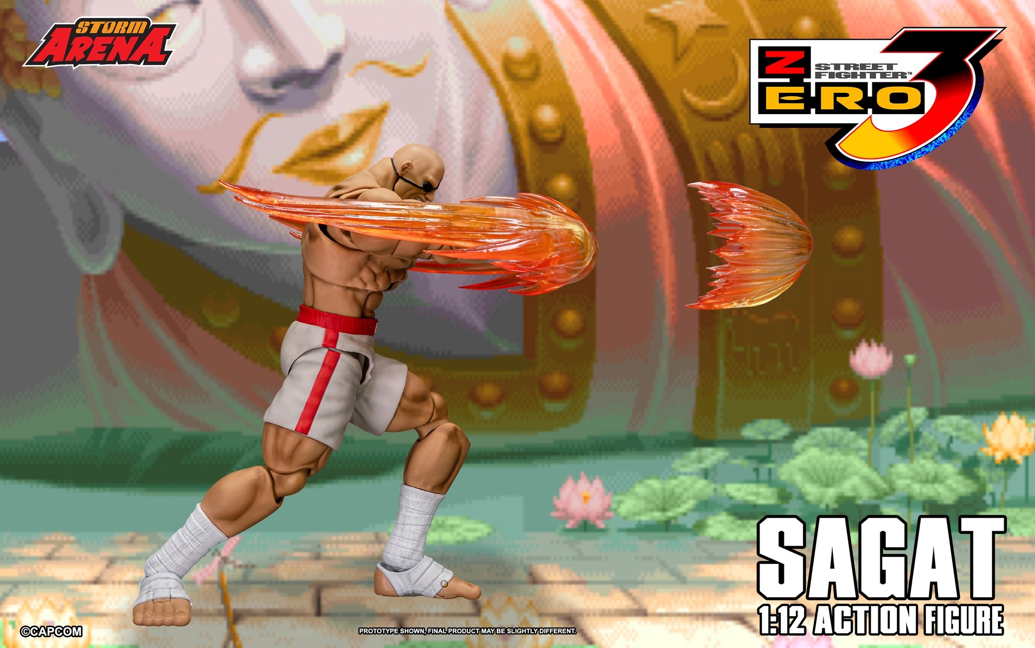Storm Collectibles Street Fighter Alpha 3 Storm Arena Sagat (Player 2 Ver.) 1/12 Event Exclusive