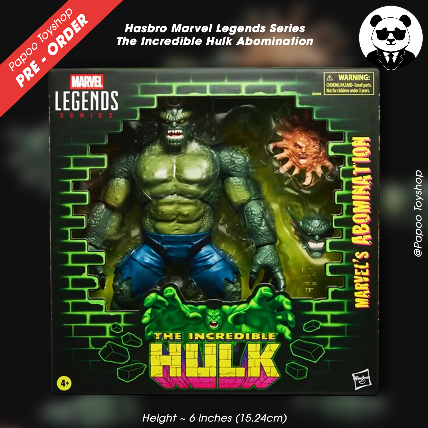 Marvel Legends Series The Incredible Hulk Abomination