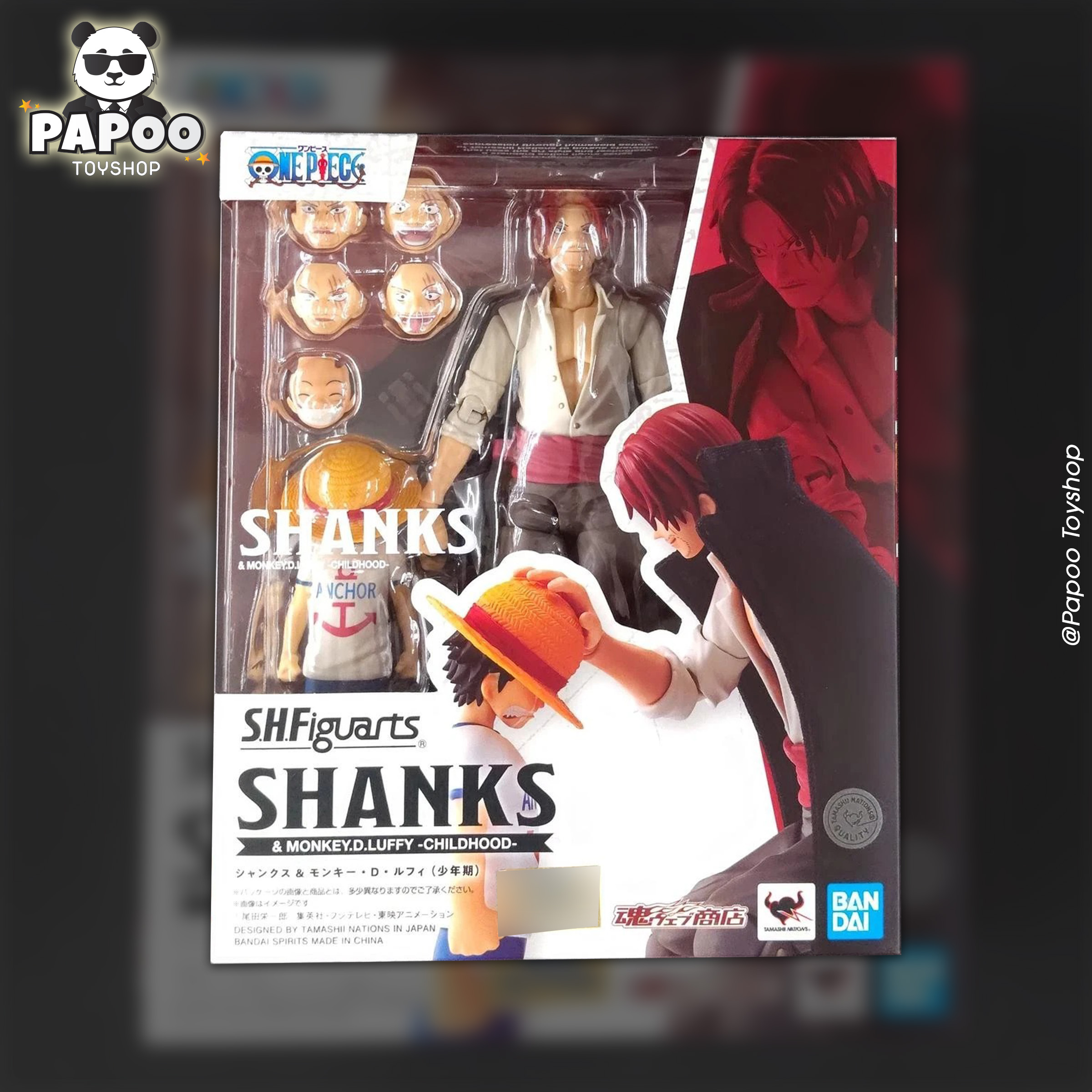 S.H.Figuarts Shanks & MONKEY.D.LUFFY (Boyhood)