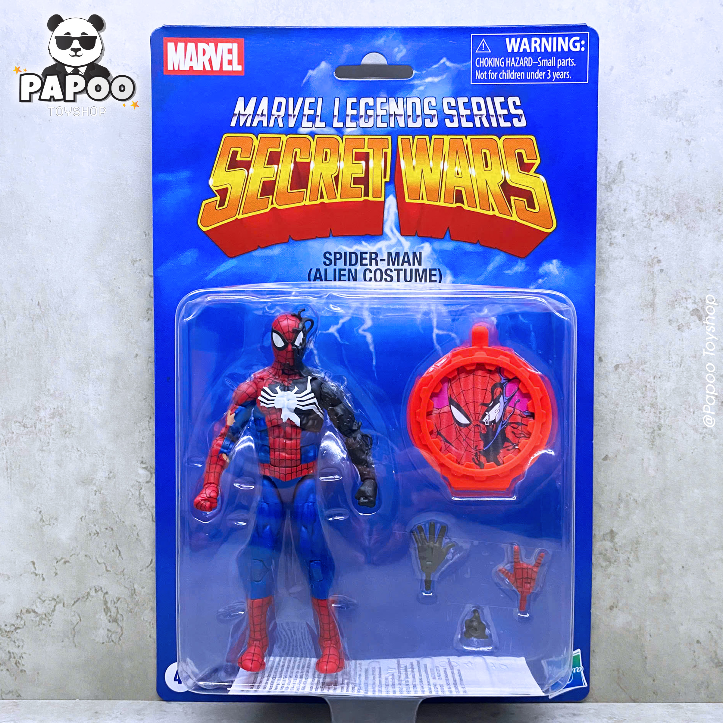 Marvel Legends Series Secret Wars Spider-Man (Alien Costume)