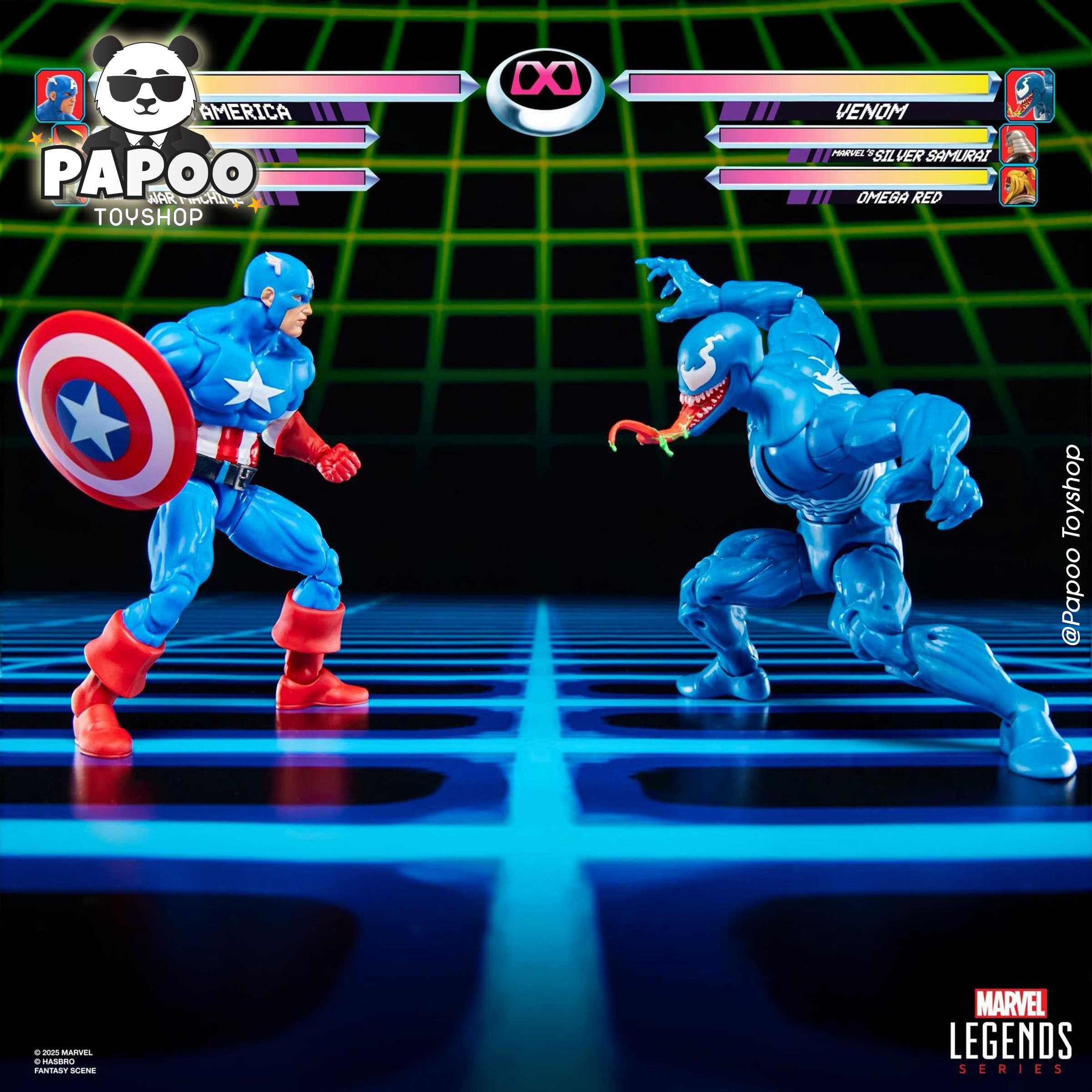Marvel Legends Series Gamerverse Captain America vs Venom