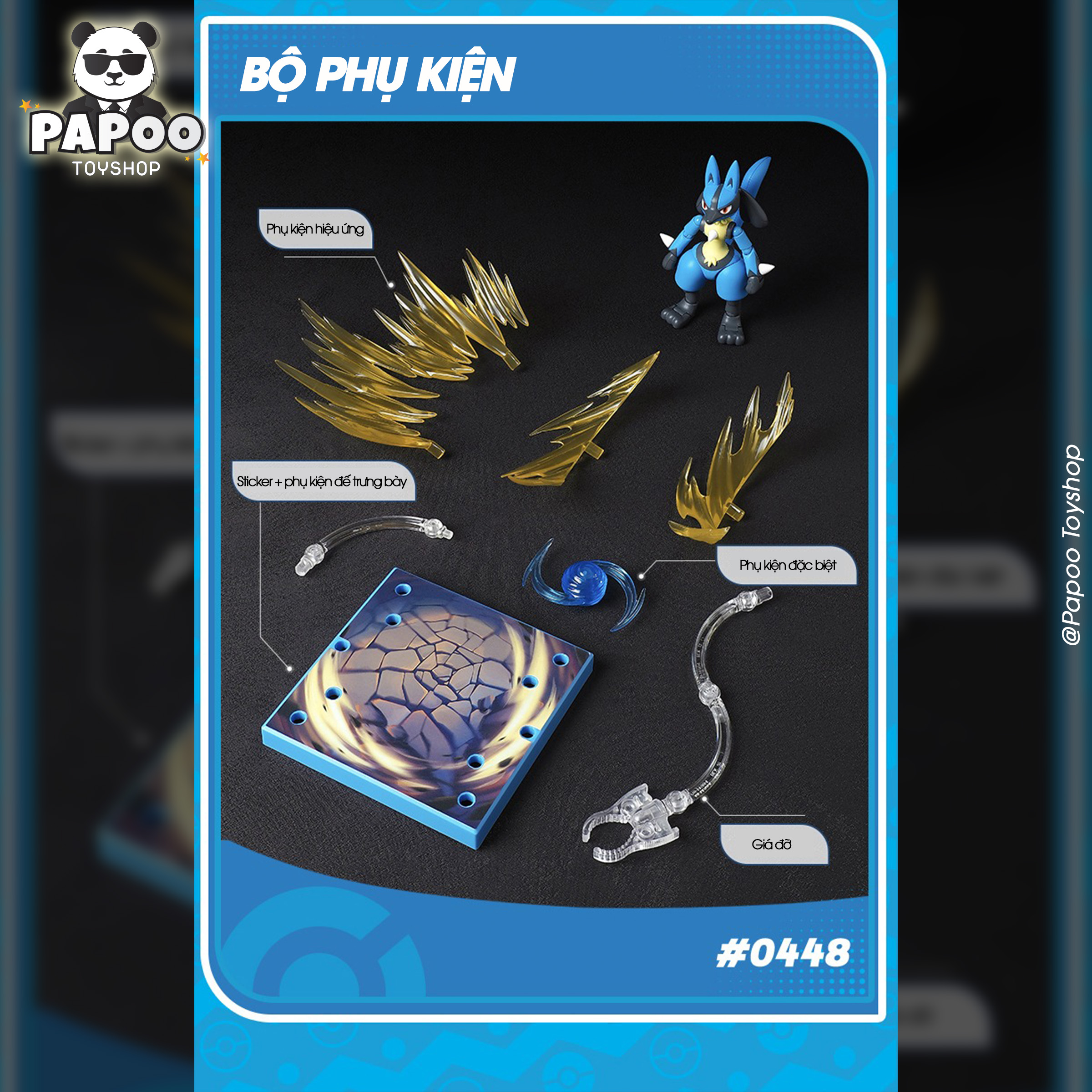 Blokees Pokémon Classic L-Lucario