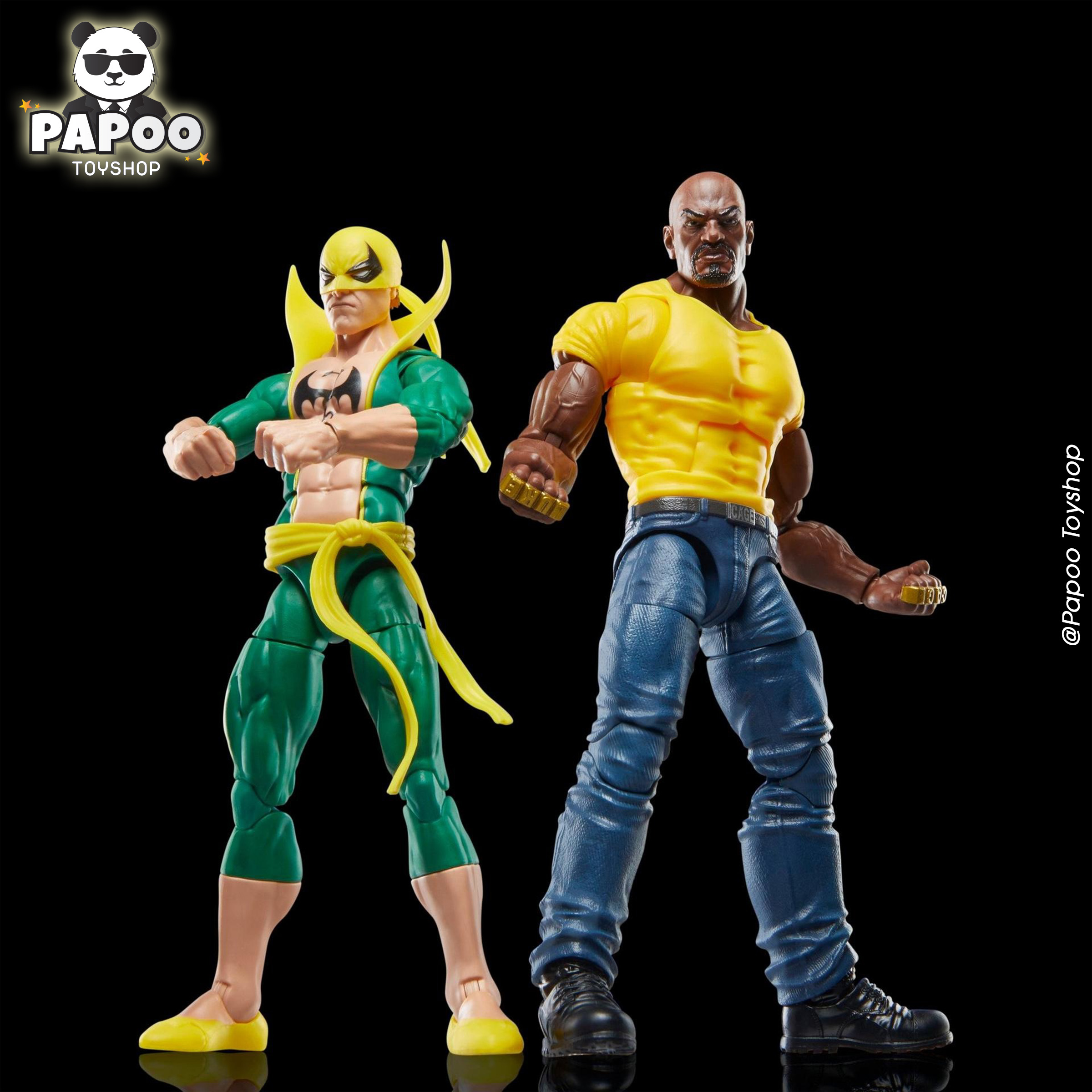 Marvel Legends Series Iron Fist and Luke Cage