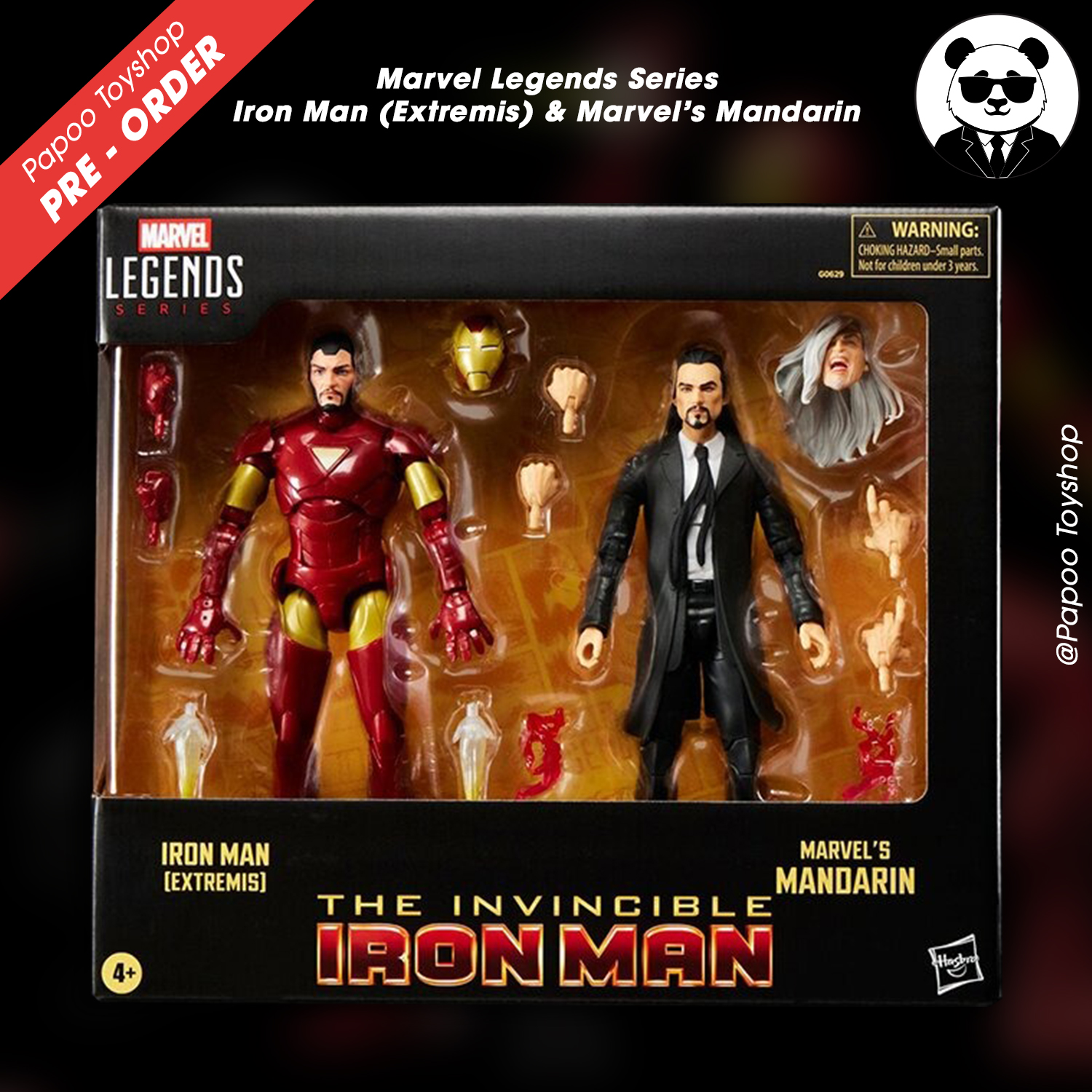 Marvel Legends Series Iron Man (Extremis) & Marvel’s Mandarin