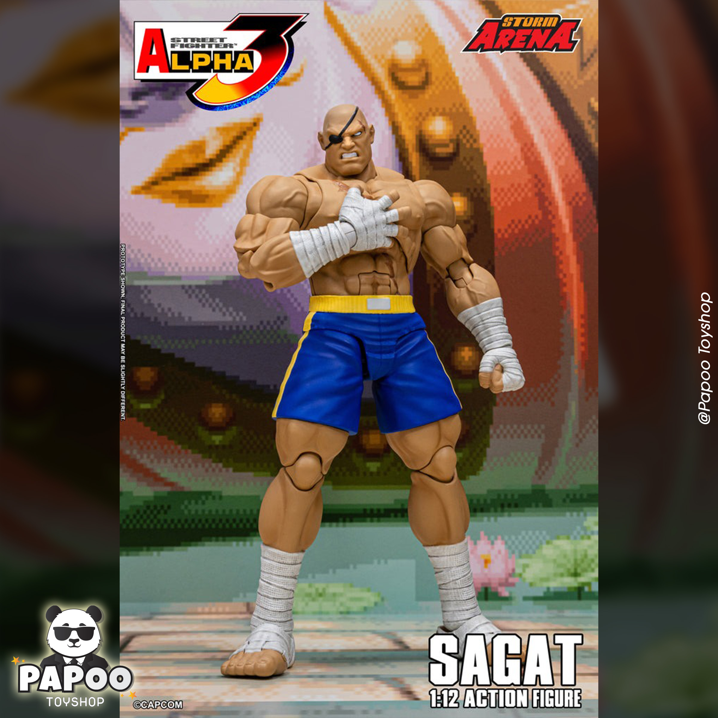 Storm Collectibles Street Fighter Alpha 3 Storm Arena Sagat 1/12