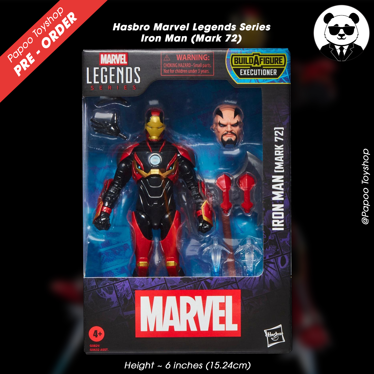 Hasbro Marvel Legends Series Iron Man (Mark 72)