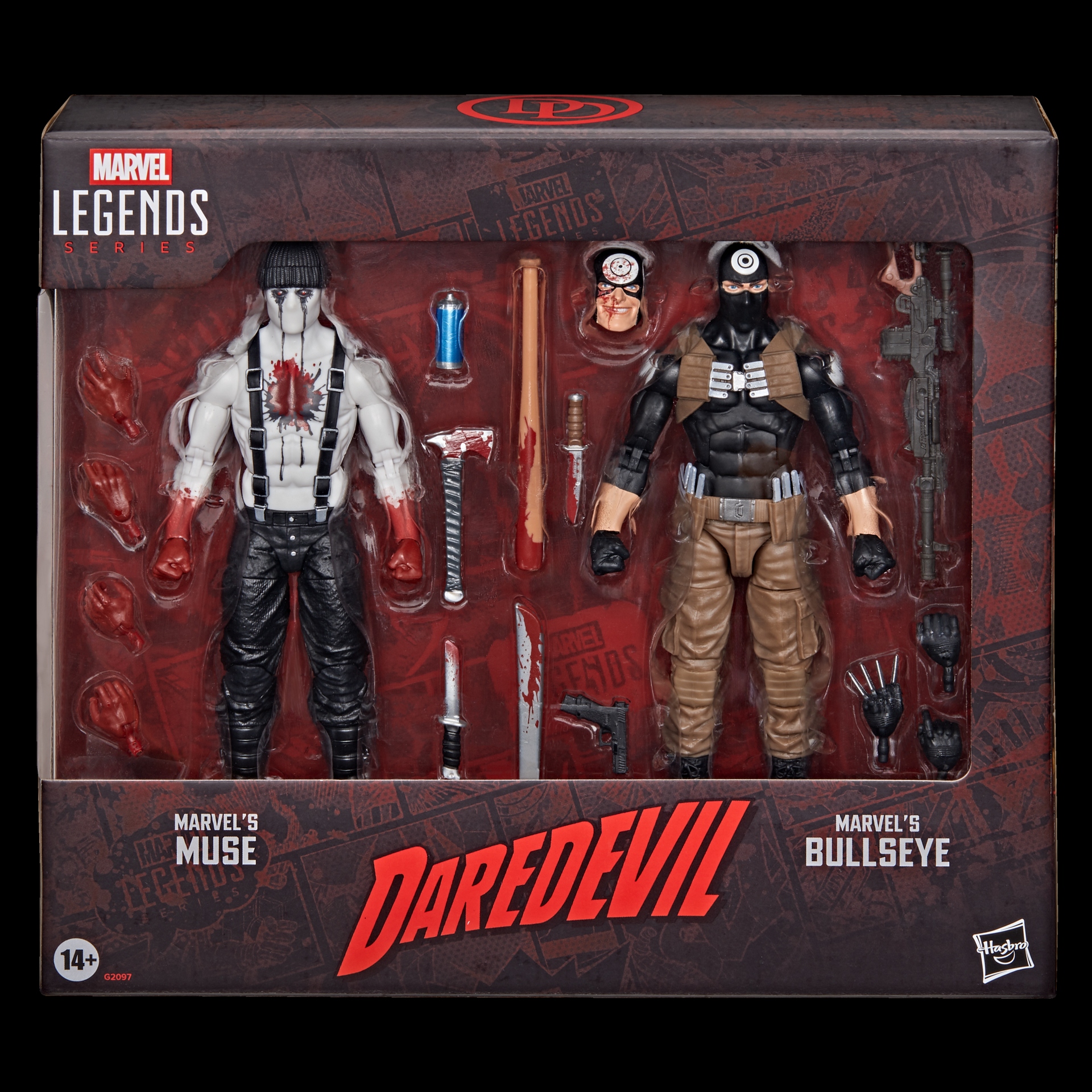 Marvel Legends Series Marvel's Bullseye and Marvel's Muse