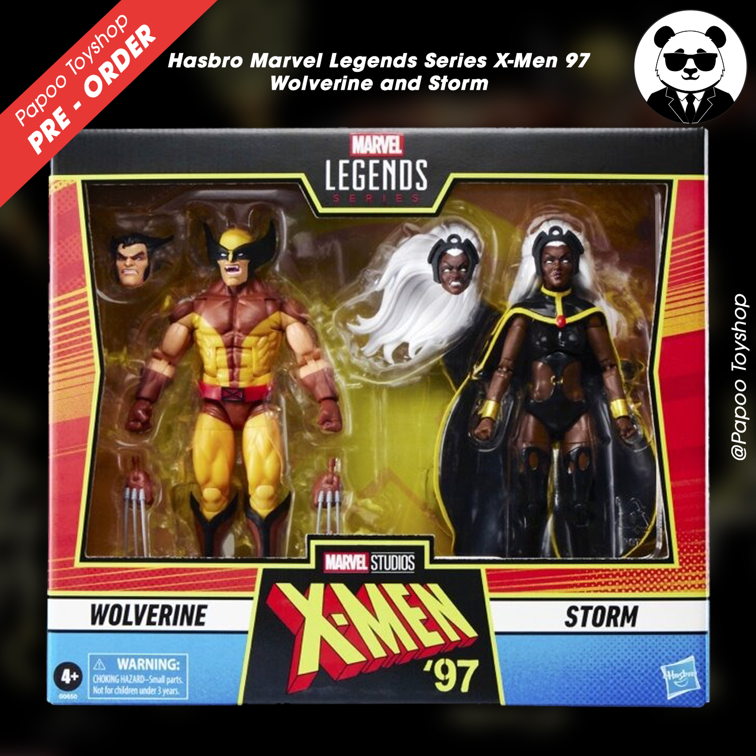 Hasbro Marvel Legends Series X-Men 97 Wolverine and Storm