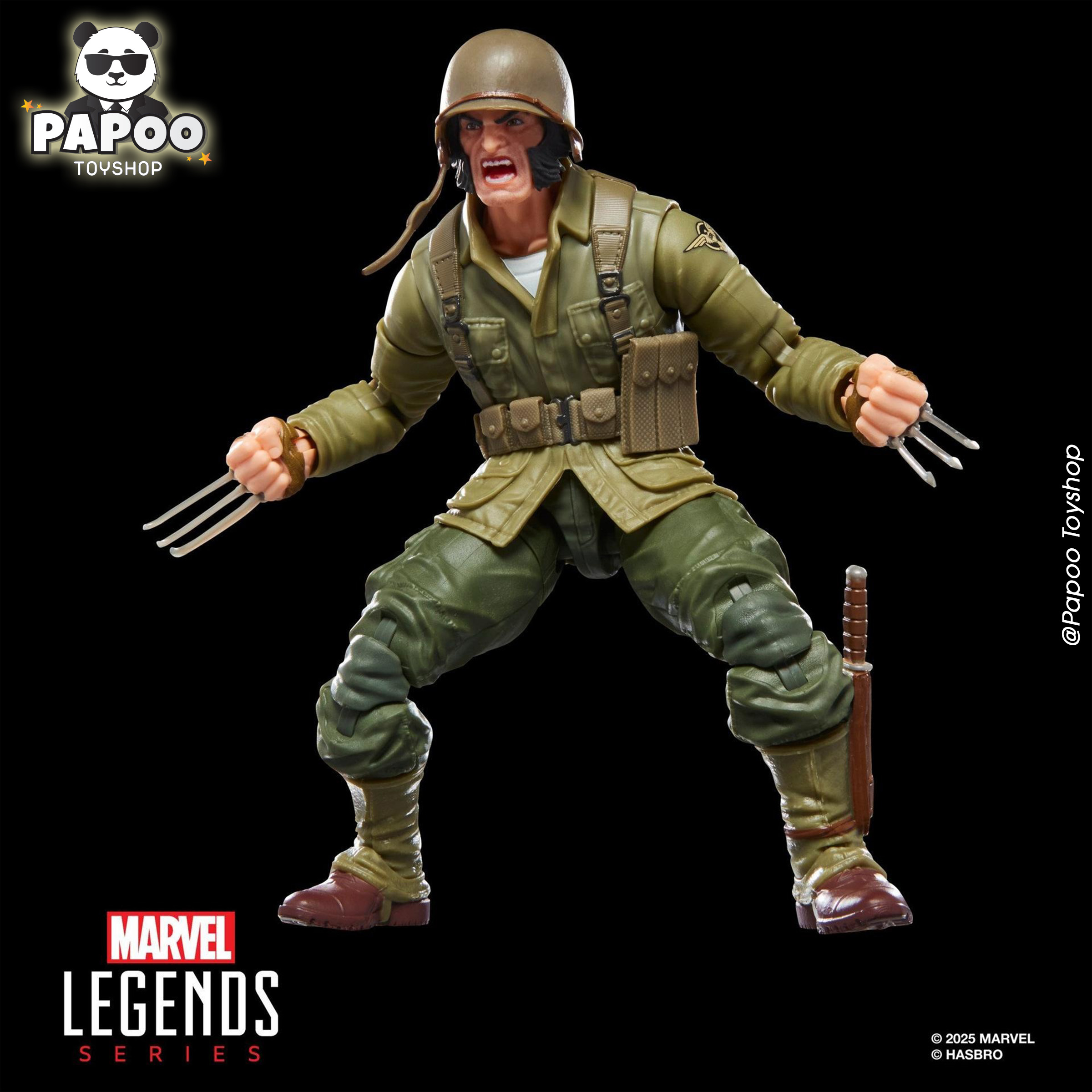 Hasbro Marvel Legends Series Wolverine (WWII Logan)