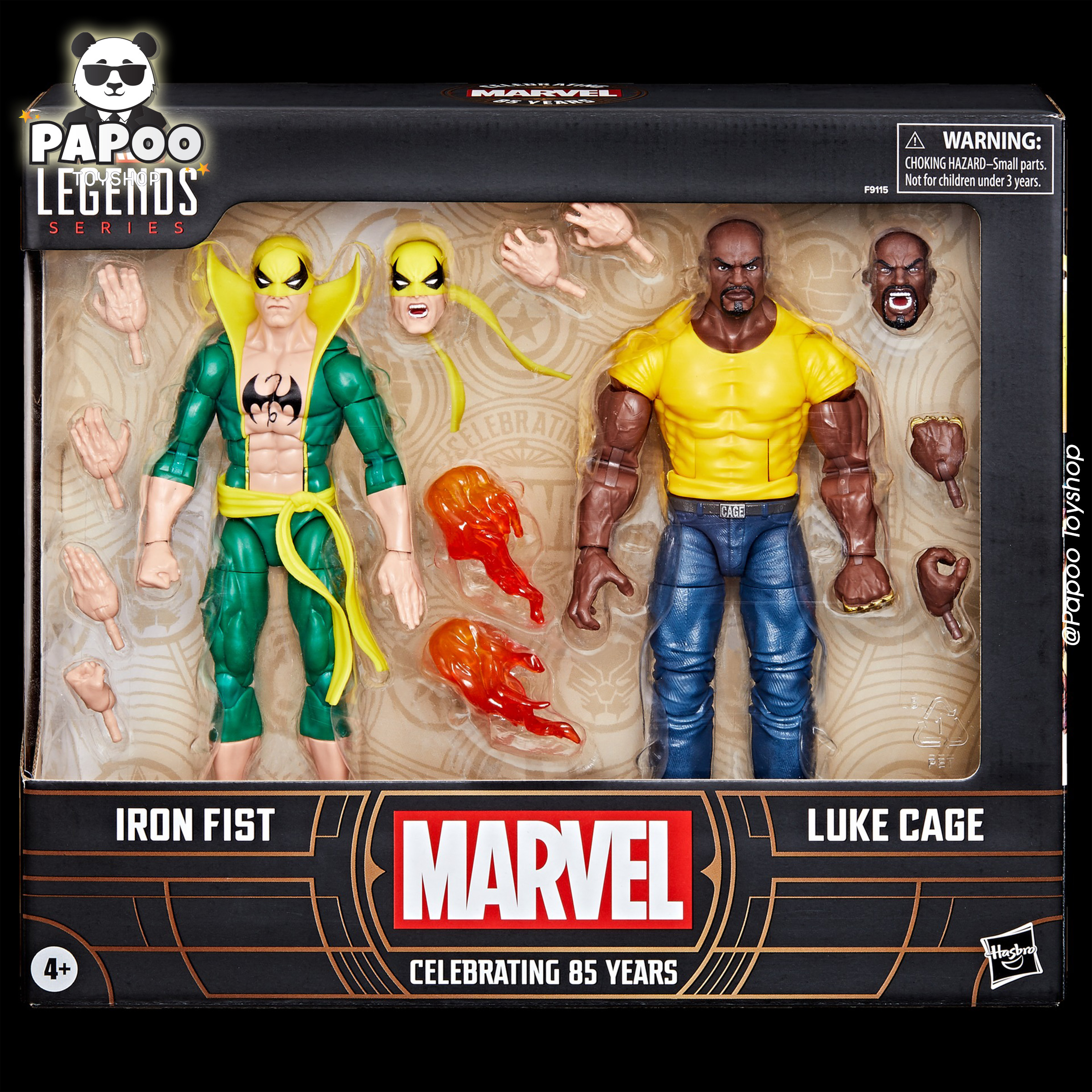 Marvel Legends Series Iron Fist and Luke Cage
