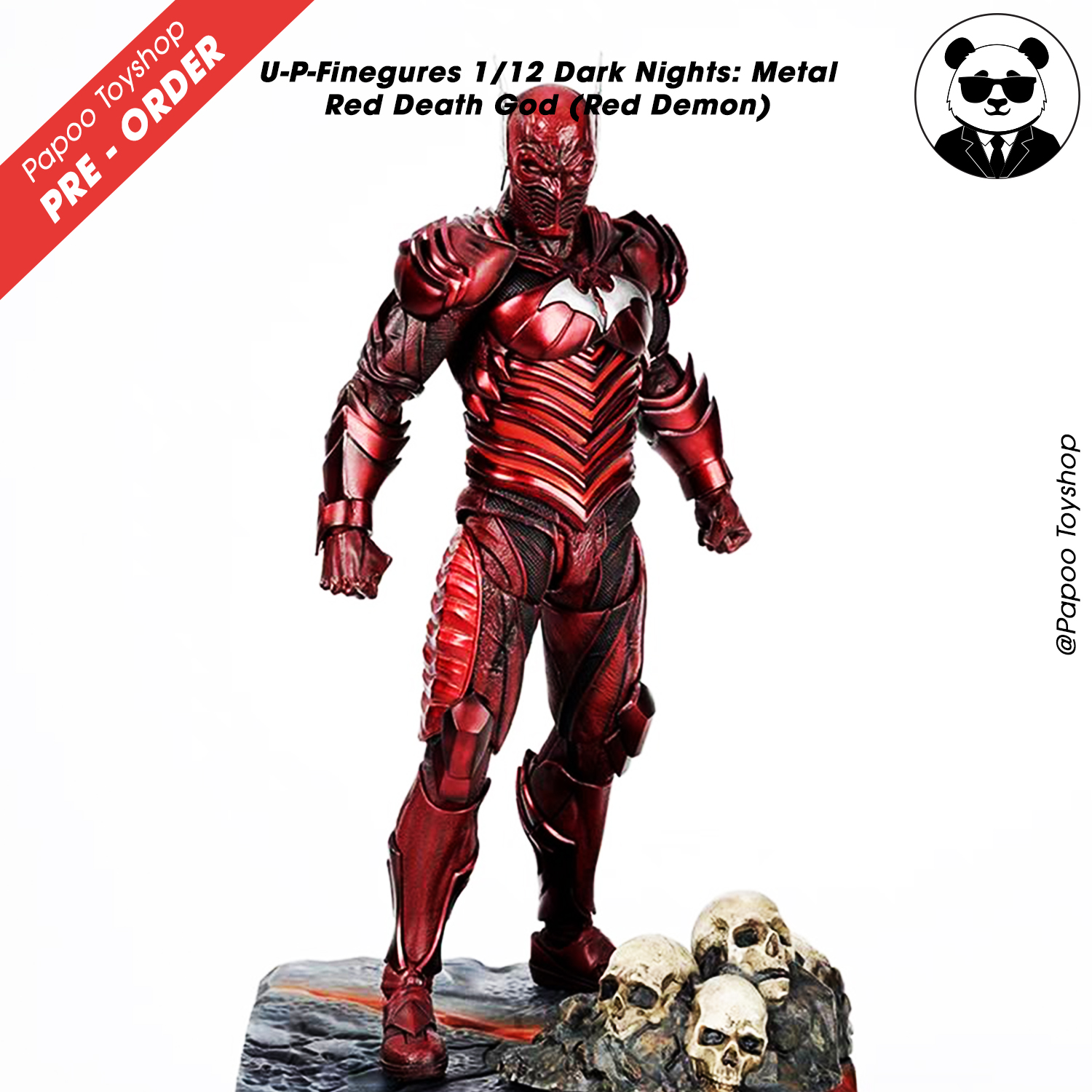 U-P-Finegures 1/12 Dark Nights: Metal Red Death God (Red Demon)