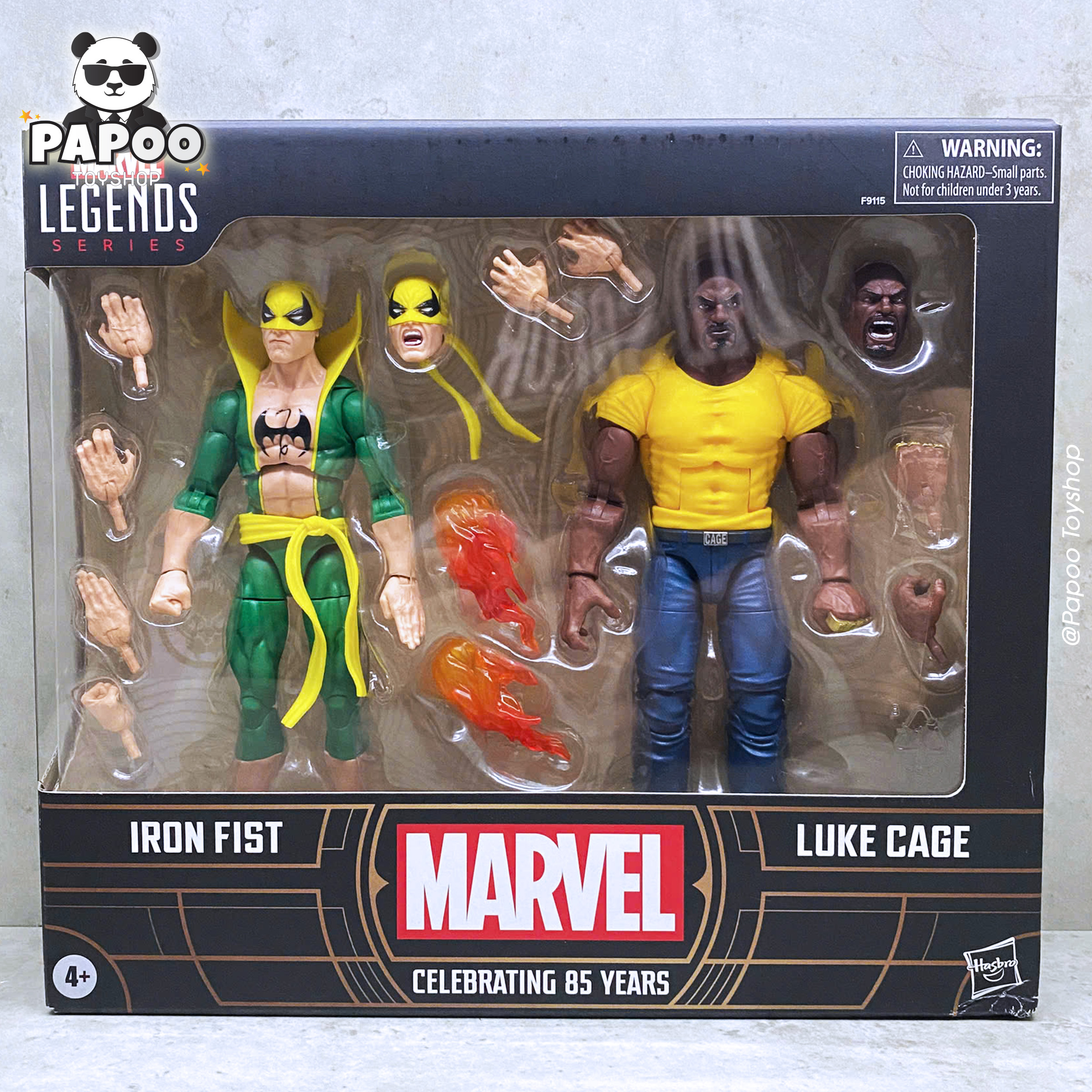 Marvel Legends Series Iron Fist and Luke Cage