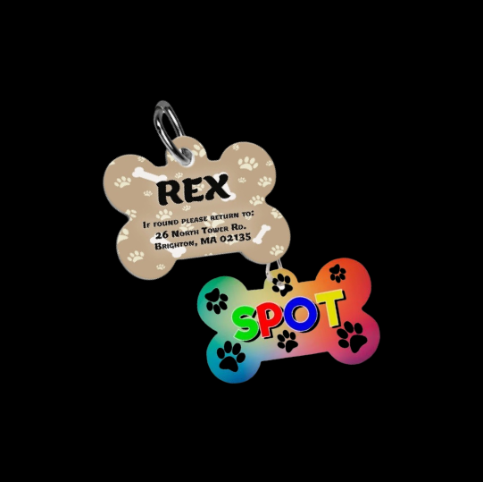Dog Bone Tag