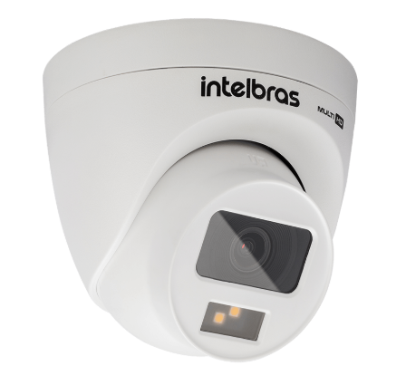 Kit CFTV 4 Canais Full Color Multi HD Intelbras + Instalação