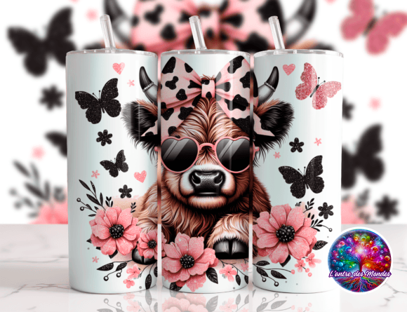 Gobelet isotherme vache