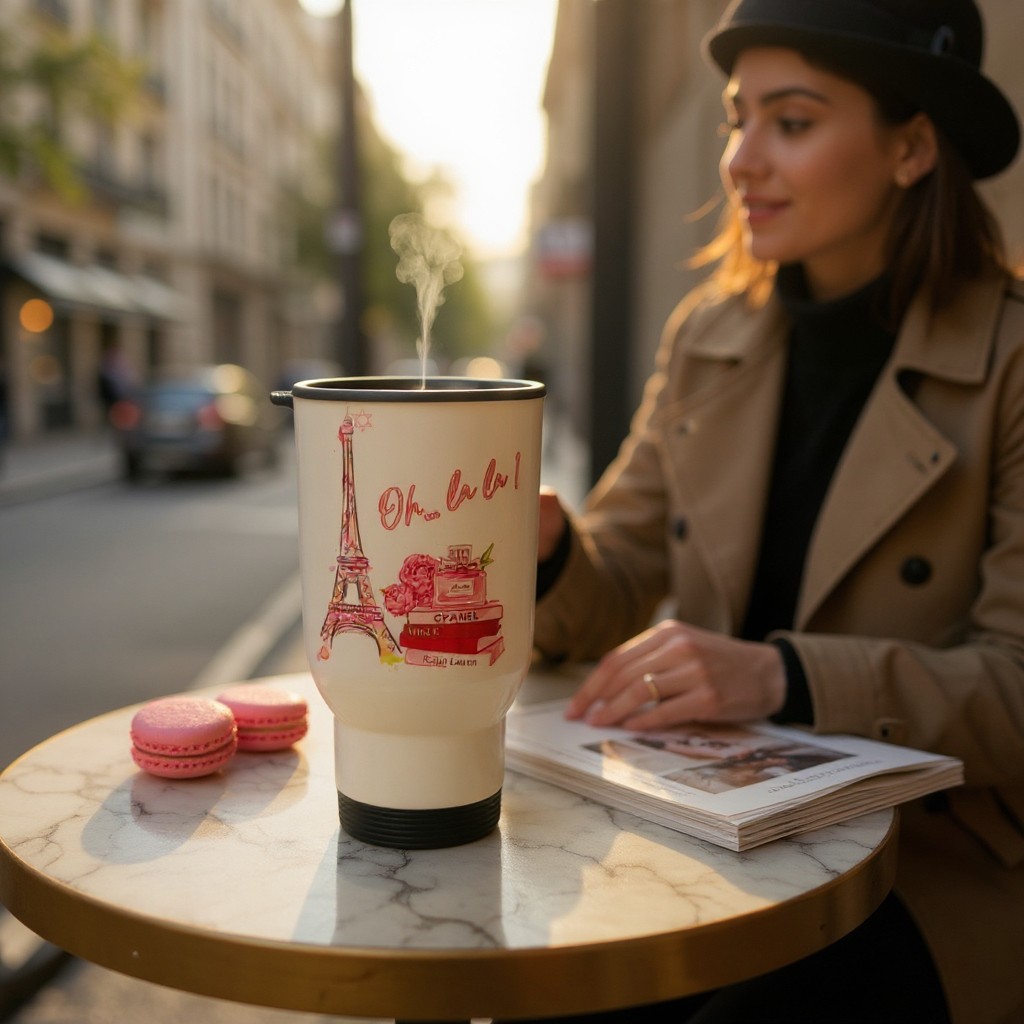 Mug isotherme Paris oh la la