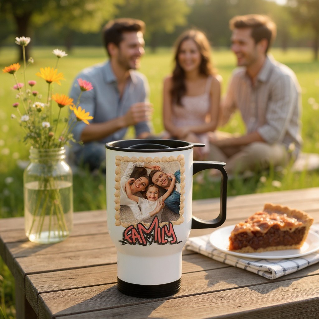 Mug isotherme personnalisé famille