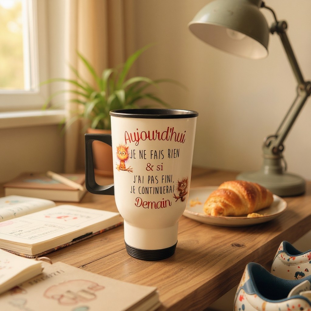 Mug isotherme je ne fais rien