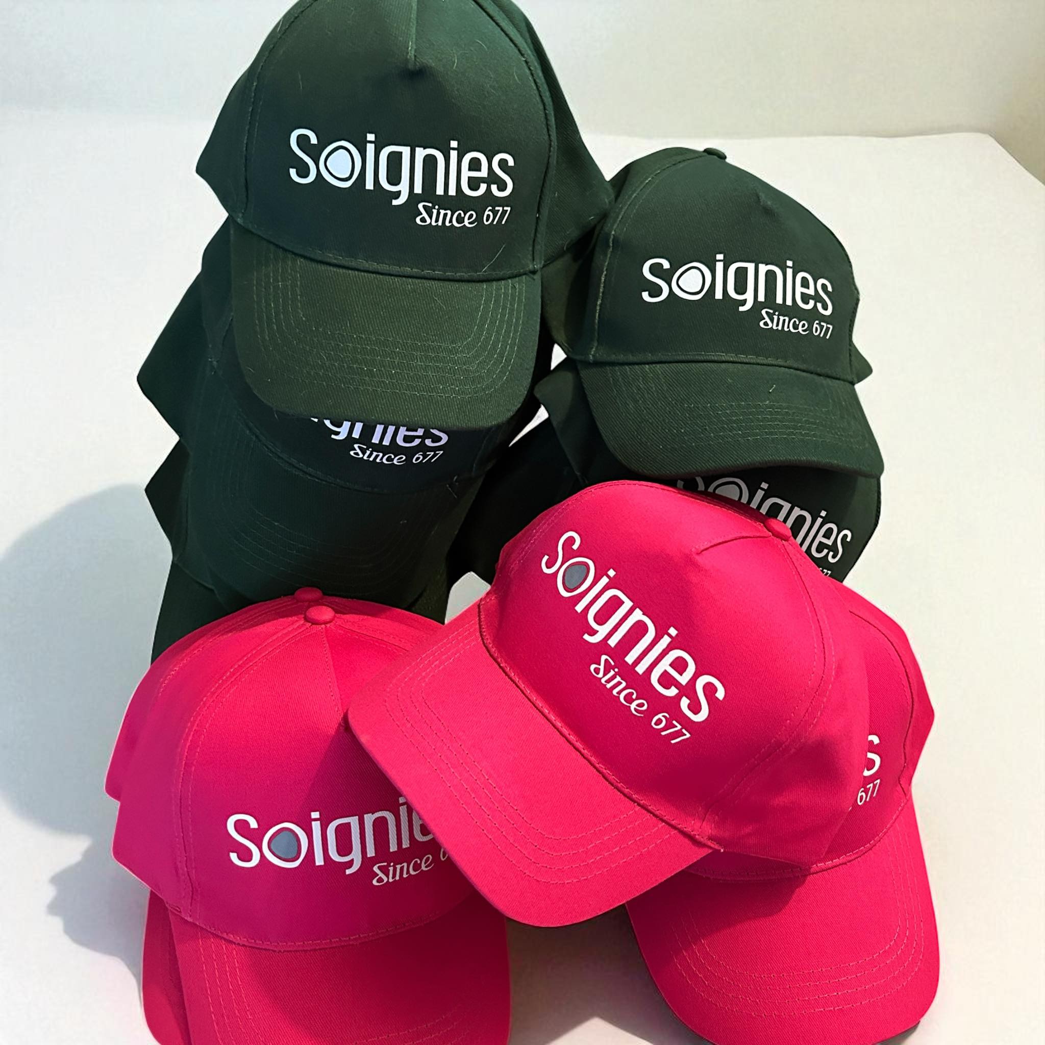 Casquettes motif 2 couleurs
