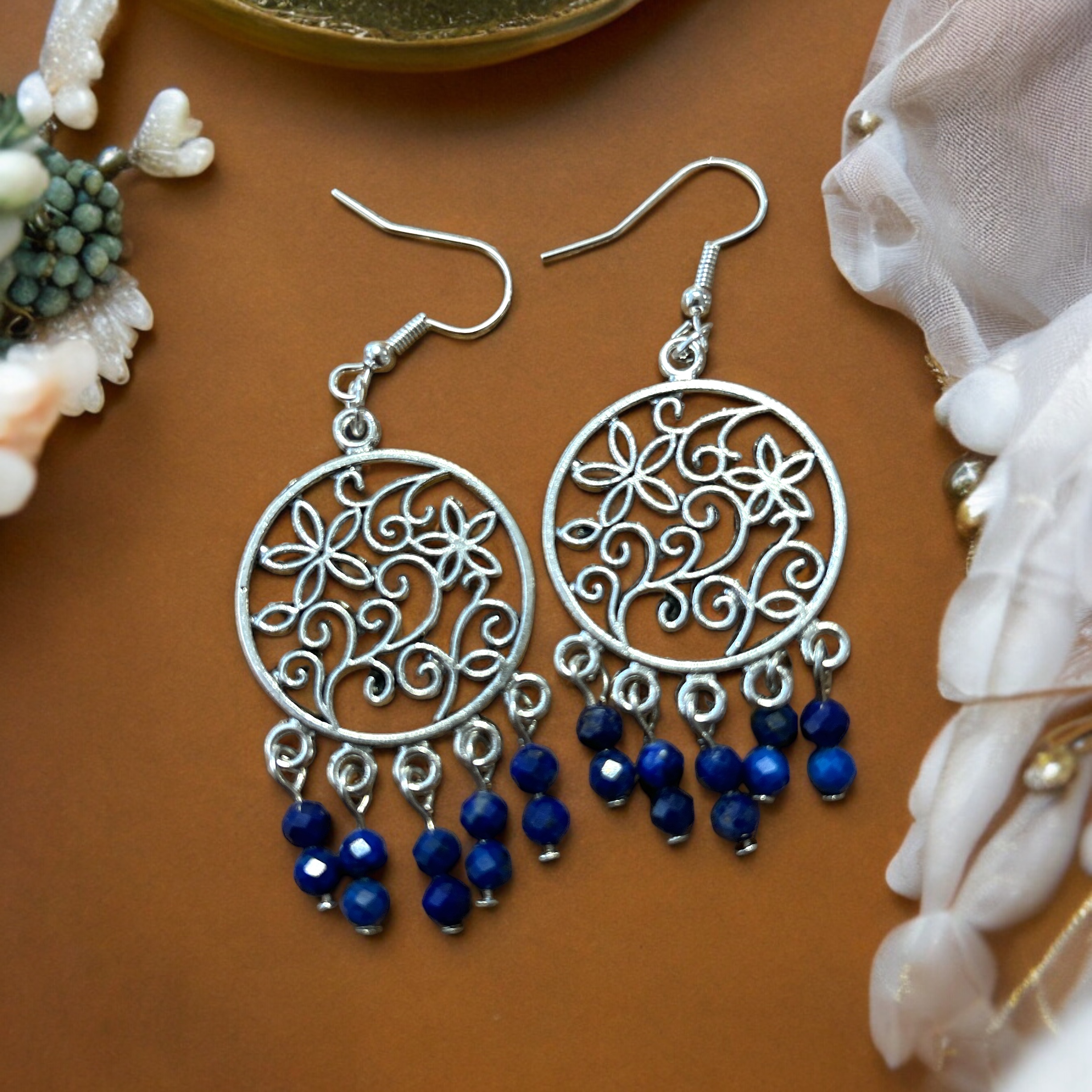 Boucles d'oreilles lapis lazuli