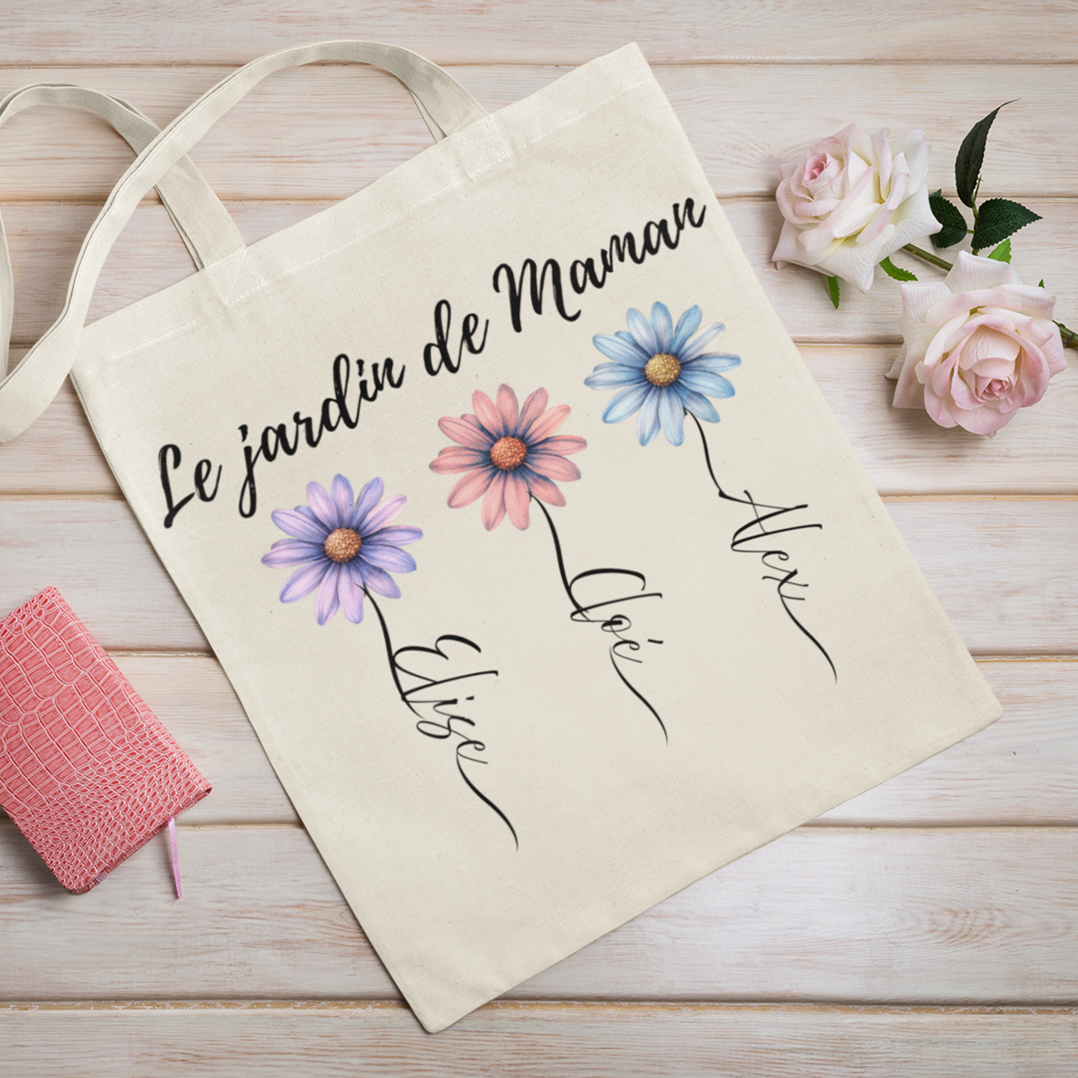 Sac personnalisé Le jardin de Maman