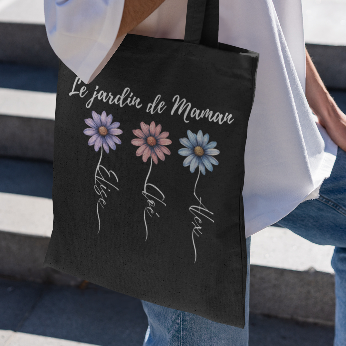 Sac personnalisé Le jardin de Maman