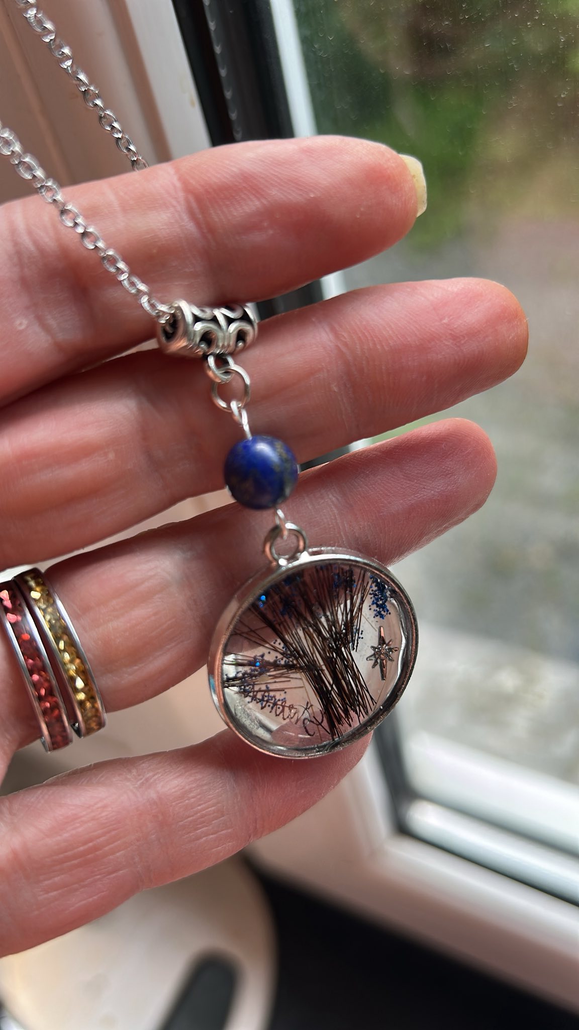 Pendentif Arbre de Vie - poils d'animaux